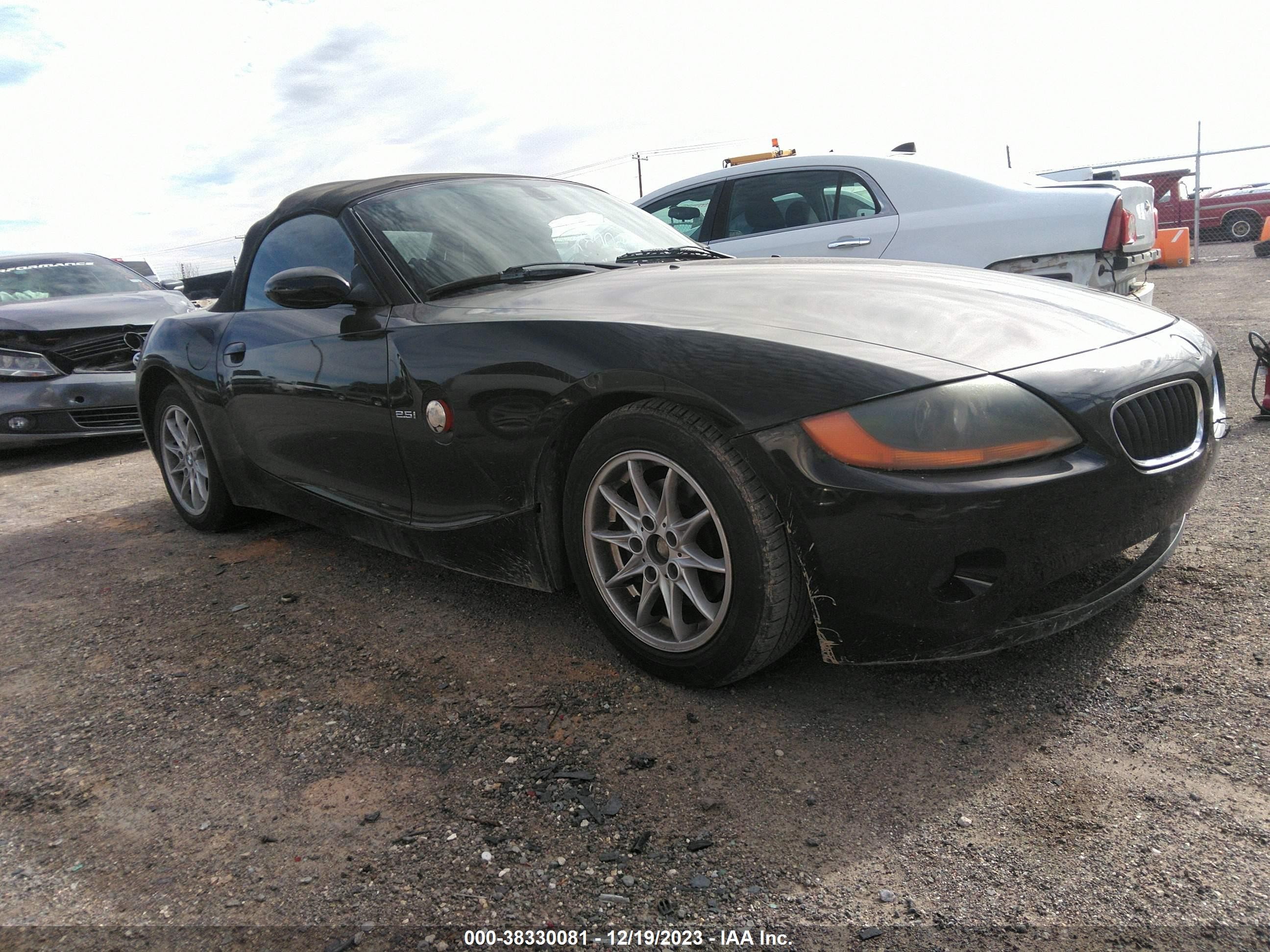 BMW Z4 2004 4usbt33544ls50087