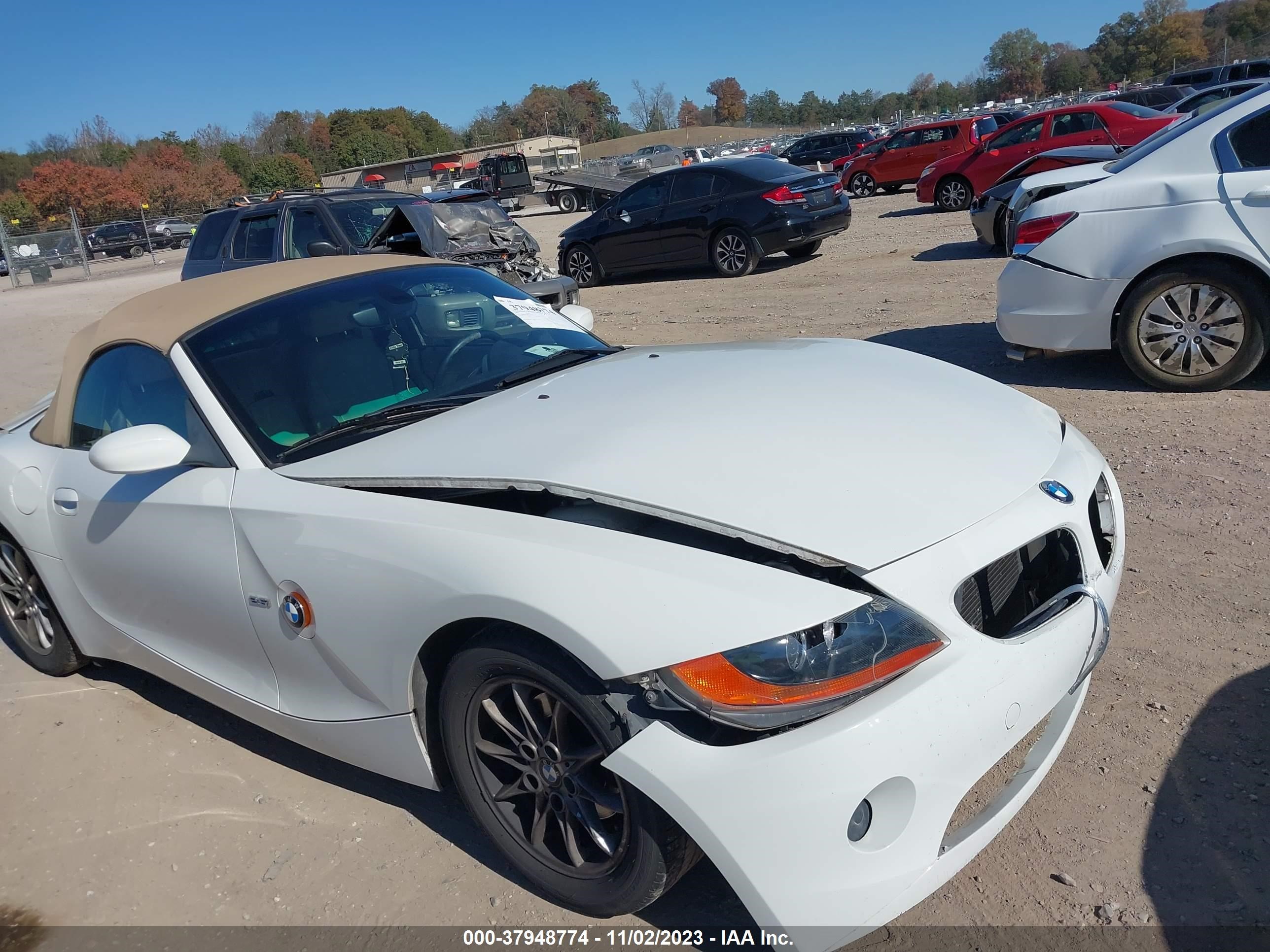 BMW Z4 2004 4usbt33544ls51224