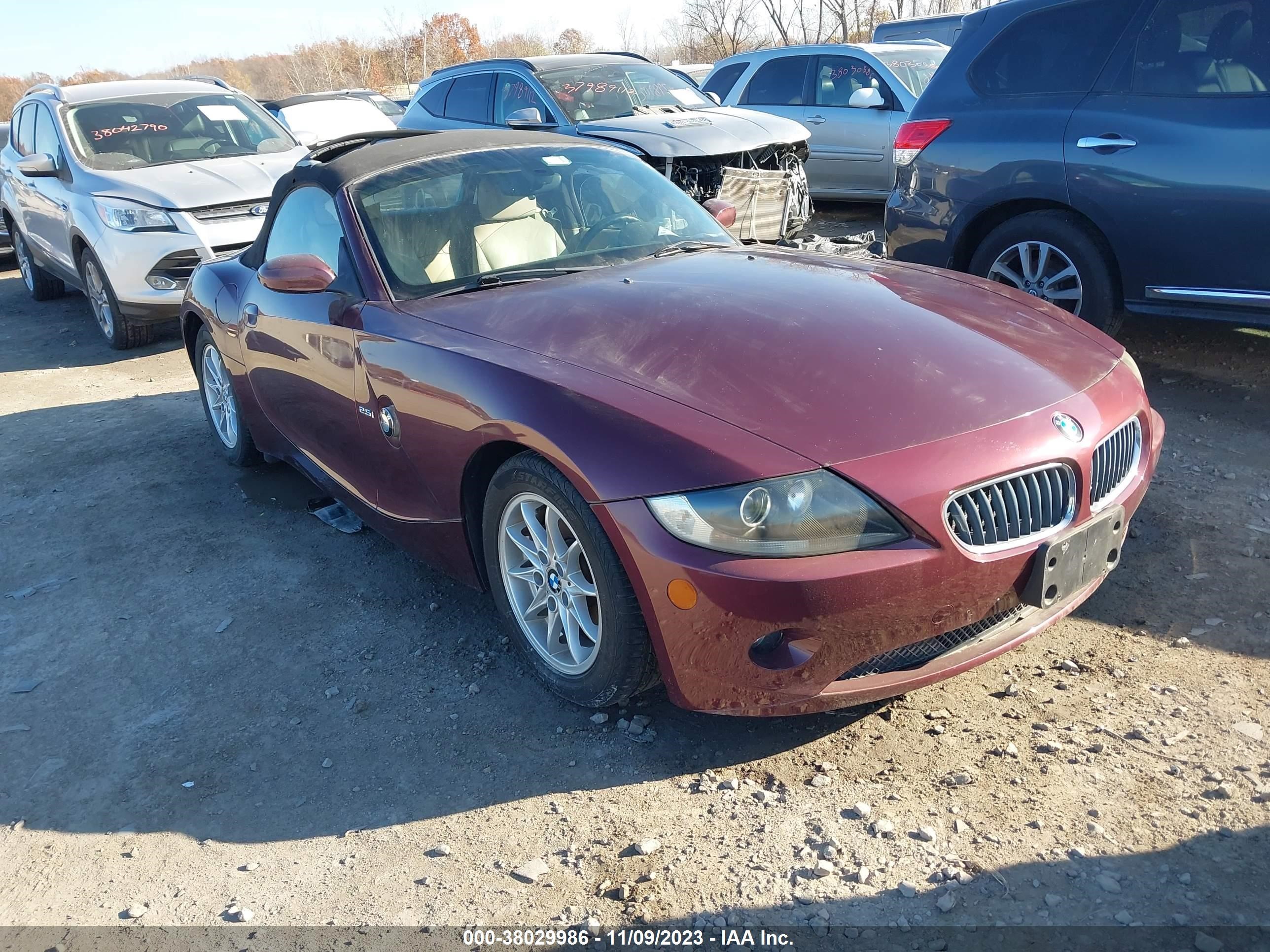 BMW Z4 2005 4usbt33595ls56890