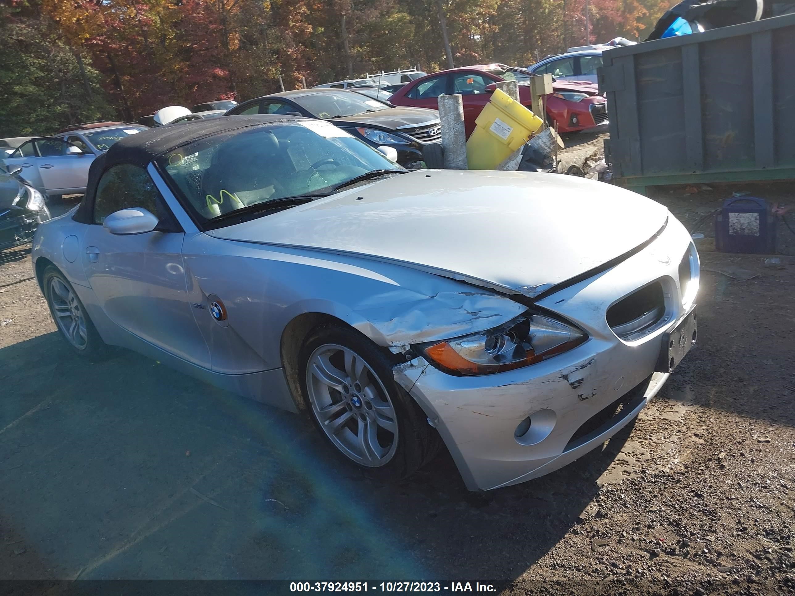 BMW Z4 2003 4usbt53493lu01121