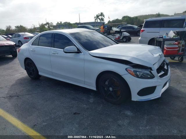 MERCEDES-BENZ C 300 2015 55swf4jb1fu050205