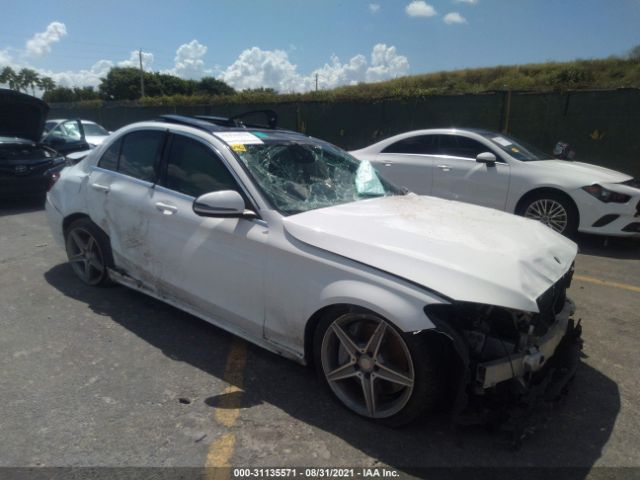 MERCEDES-BENZ C-CLASS 2017 55swf4jb1hu204687