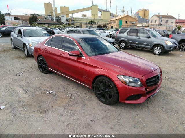 MERCEDES-BENZ C-CLASS 2016 55swf4jb2gu162917