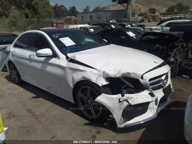 MERCEDES-BENZ C-CLASS 2015 55swf4jb4fu087829