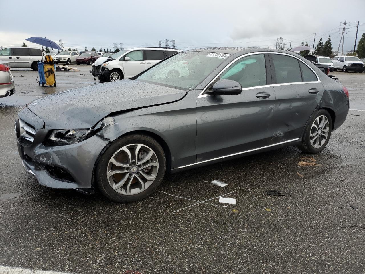 MERCEDES-BENZ C-KLASSE 2017 55swf4jb5hu206460