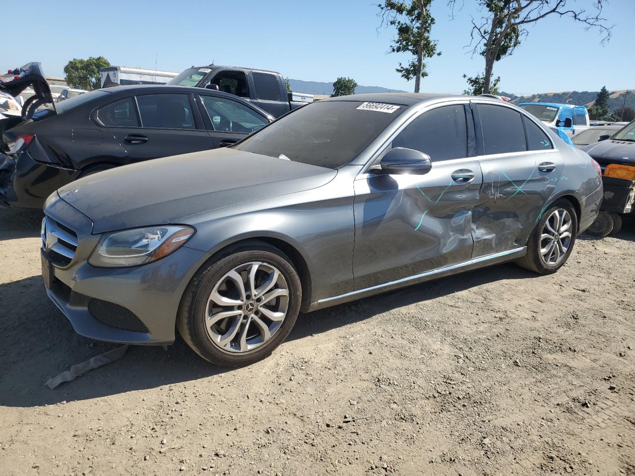 MERCEDES-BENZ C-KLASSE 2018 55swf4jb9ju236342