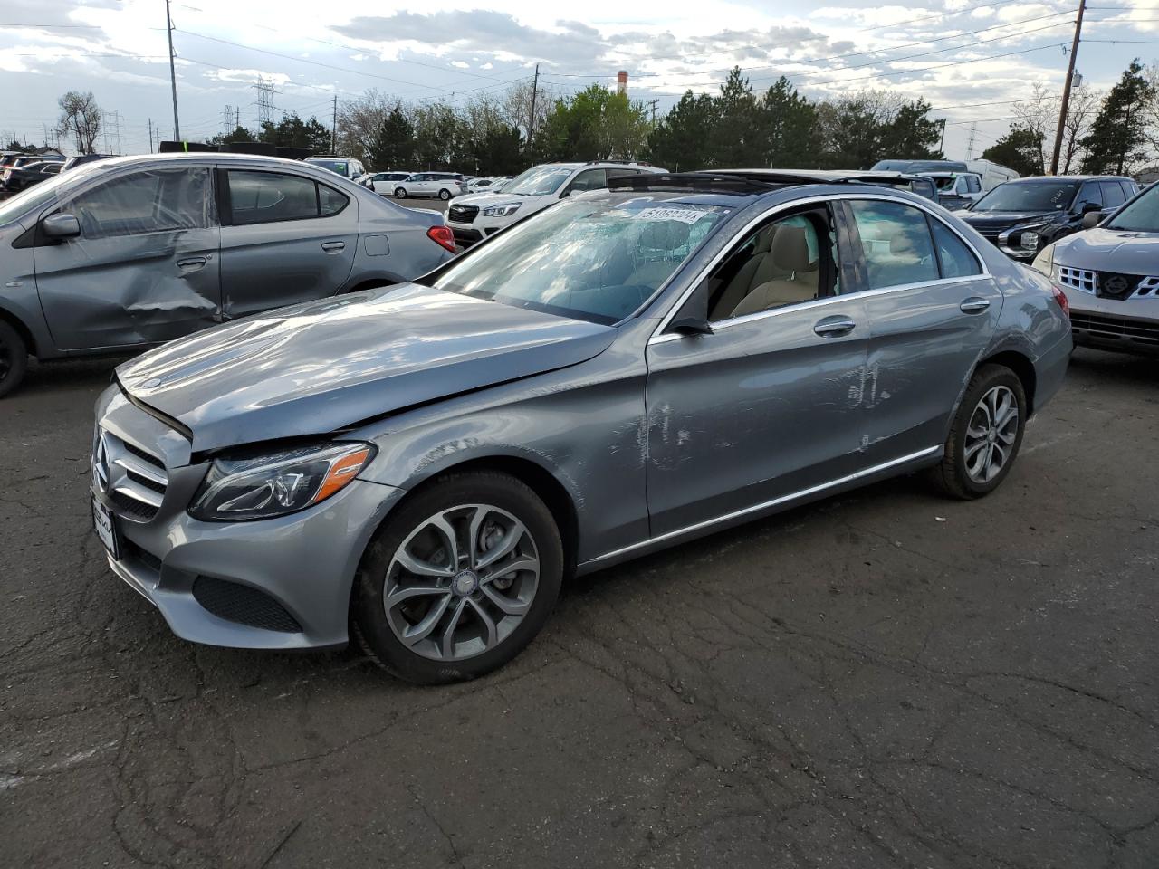 MERCEDES-BENZ C-KLASSE 2015 55swf4kb4fu018685