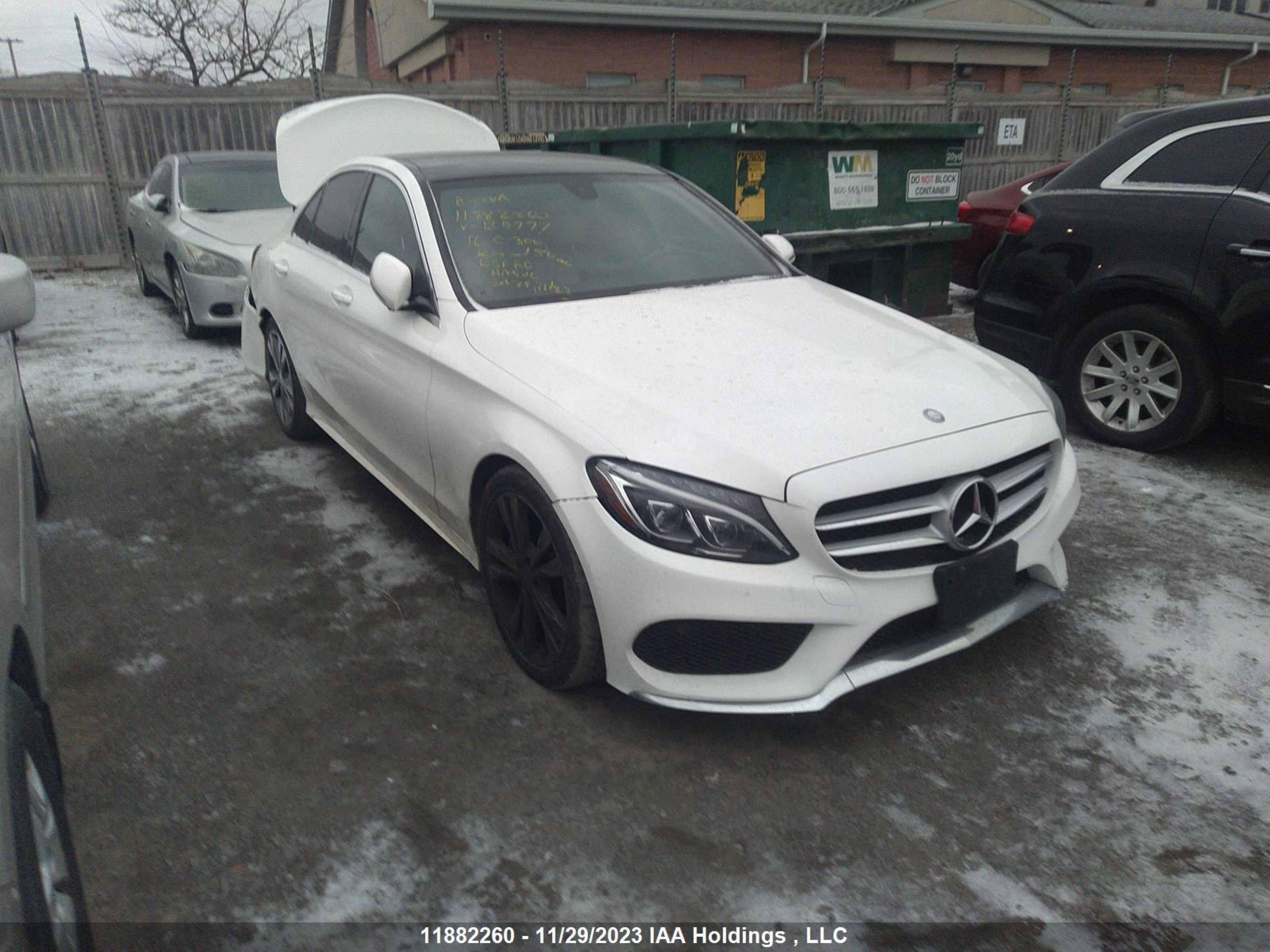 MERCEDES-BENZ C-KLASSE 2016 55swf4kb5gu125777