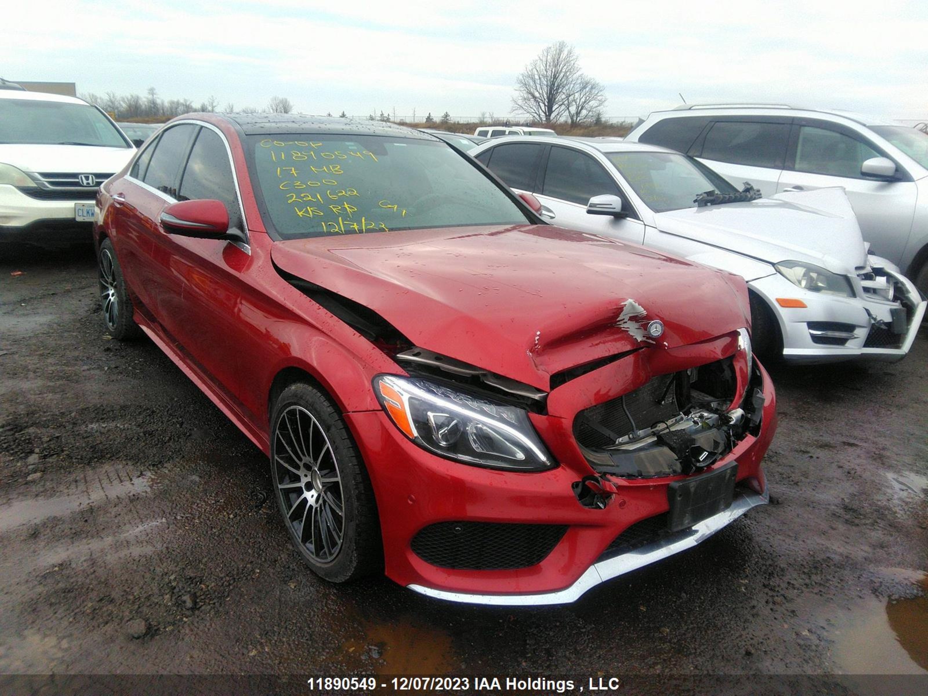 MERCEDES-BENZ C-KLASSE 2017 55swf4kb5hu221622