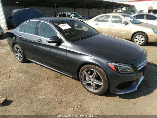 MERCEDES-BENZ C-CLASS 2015 55swf4kb6fu036489