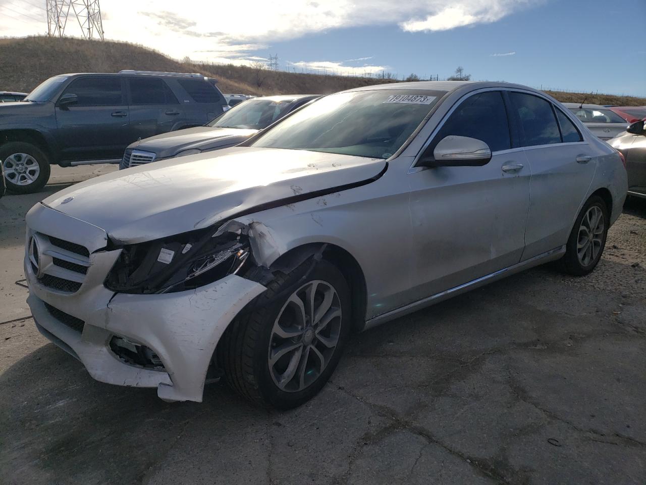 MERCEDES-BENZ C-KLASSE 2015 55swf4kb9fu008850