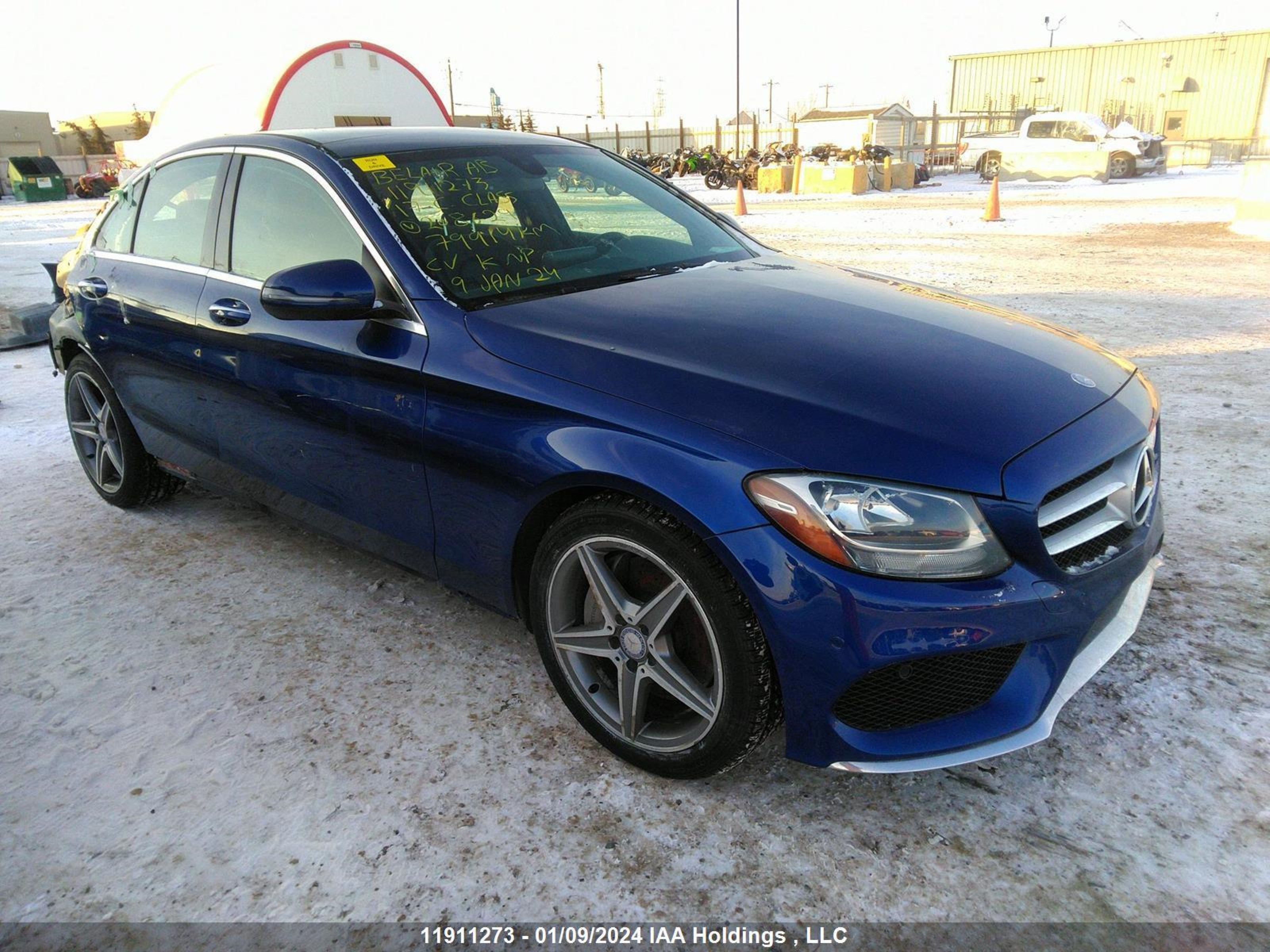 MERCEDES-BENZ C-KLASSE 2017 55swf4kb9hu208629