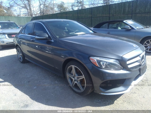 MERCEDES-BENZ C-CLASS 2015 55swf4kbxfu041985