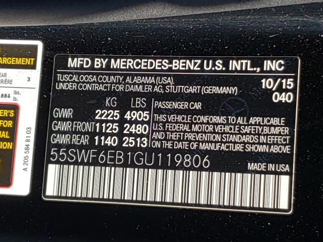 MERCEDES-BENZ C 450 4MAT 2016 55swf6eb1gu119806