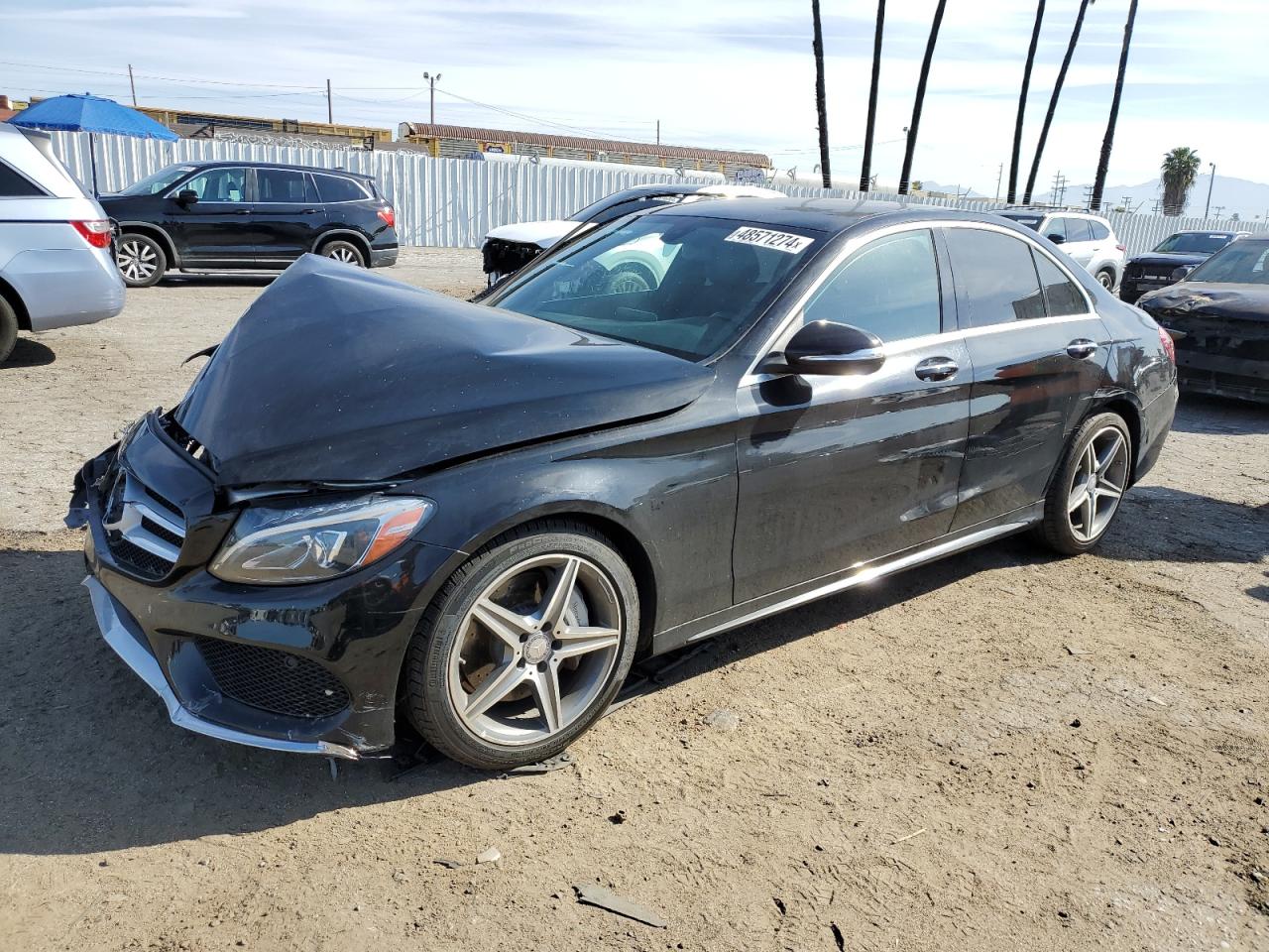 MERCEDES-BENZ C-KLASSE 2015 55swf6gb6fu002508