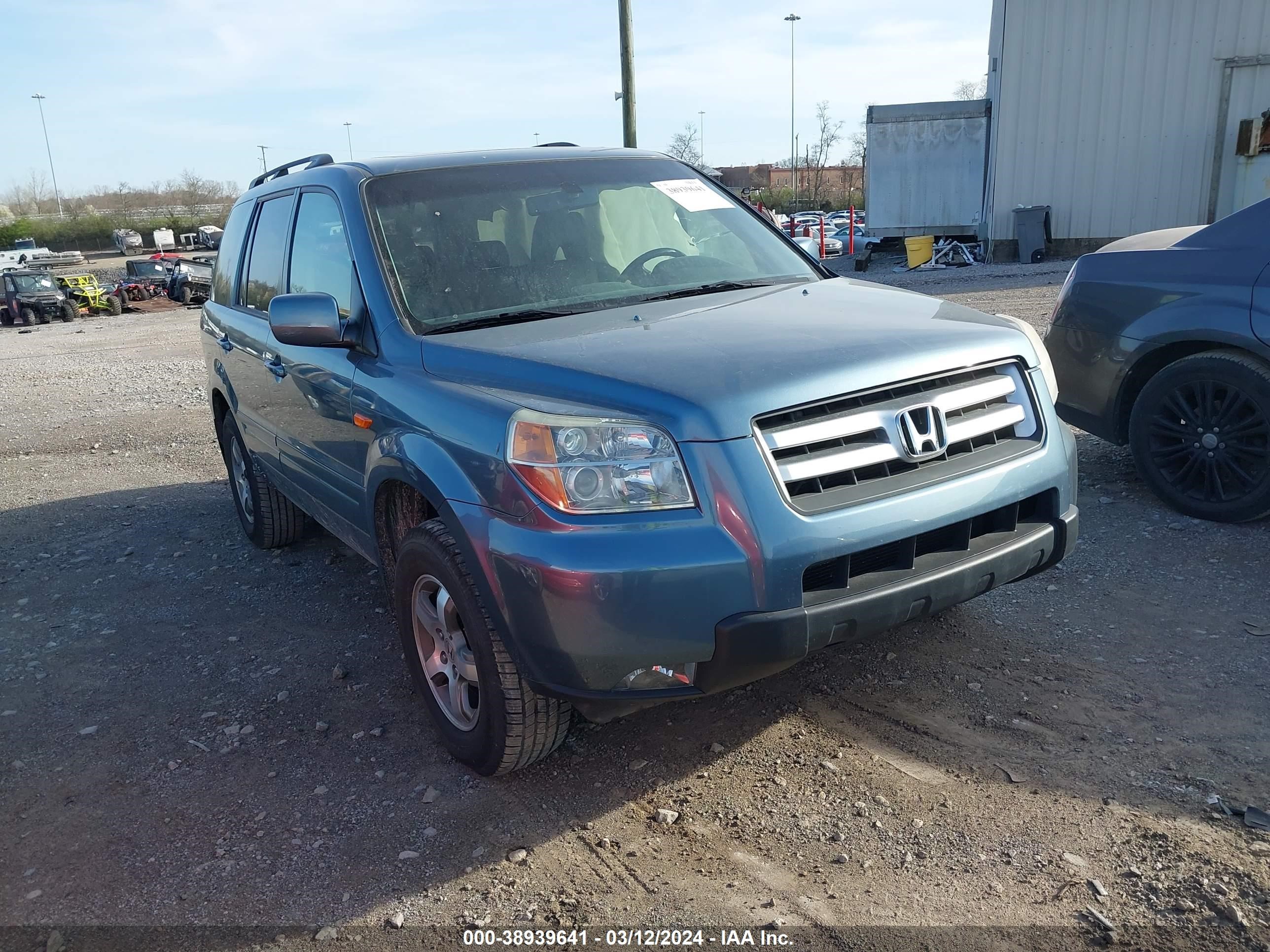 HONDA PILOT 2008 5fmyf18688b038282