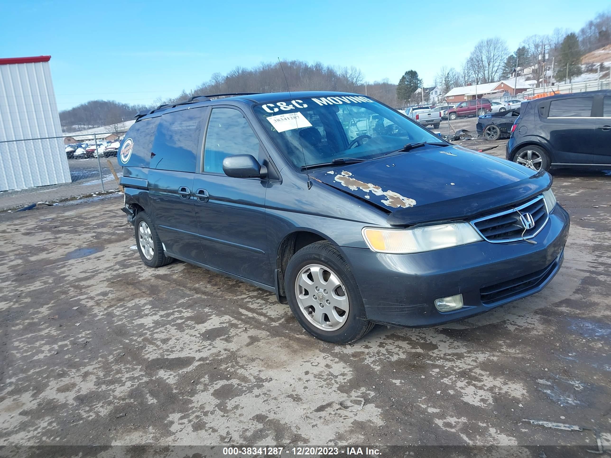 HONDA ODYSSEY 2004 5fnrl18024b053184