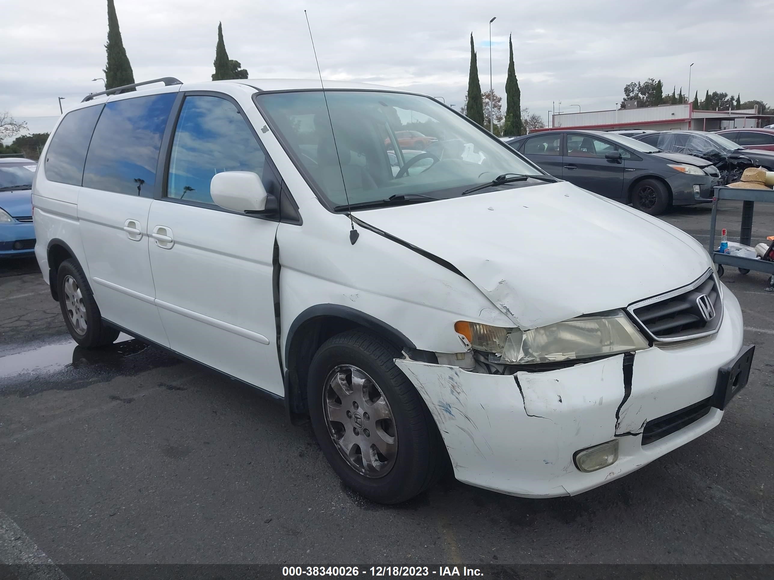 HONDA ODYSSEY 2003 5fnrl18093b035912