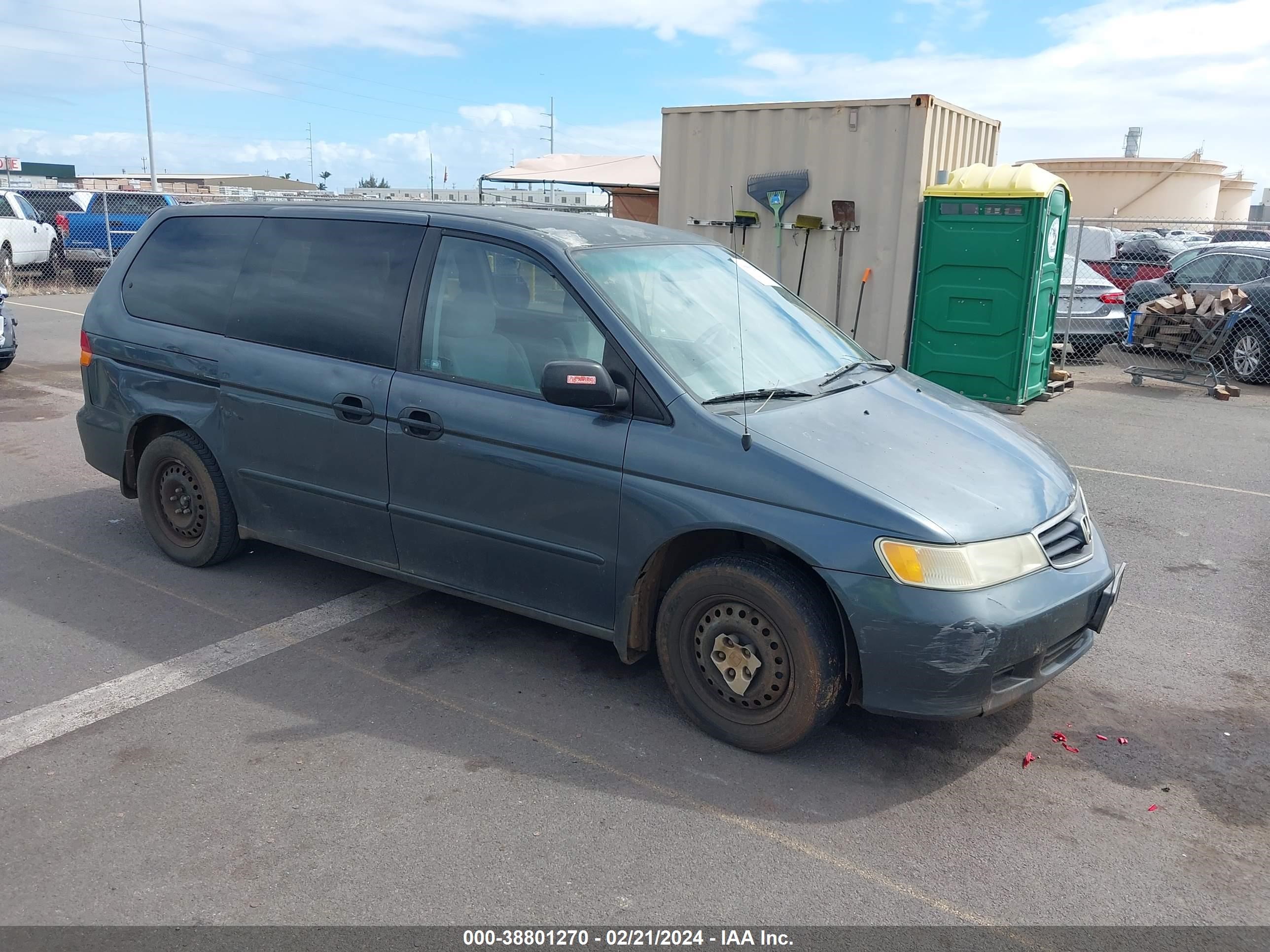 HONDA ODYSSEY 2004 5fnrl18594b033509