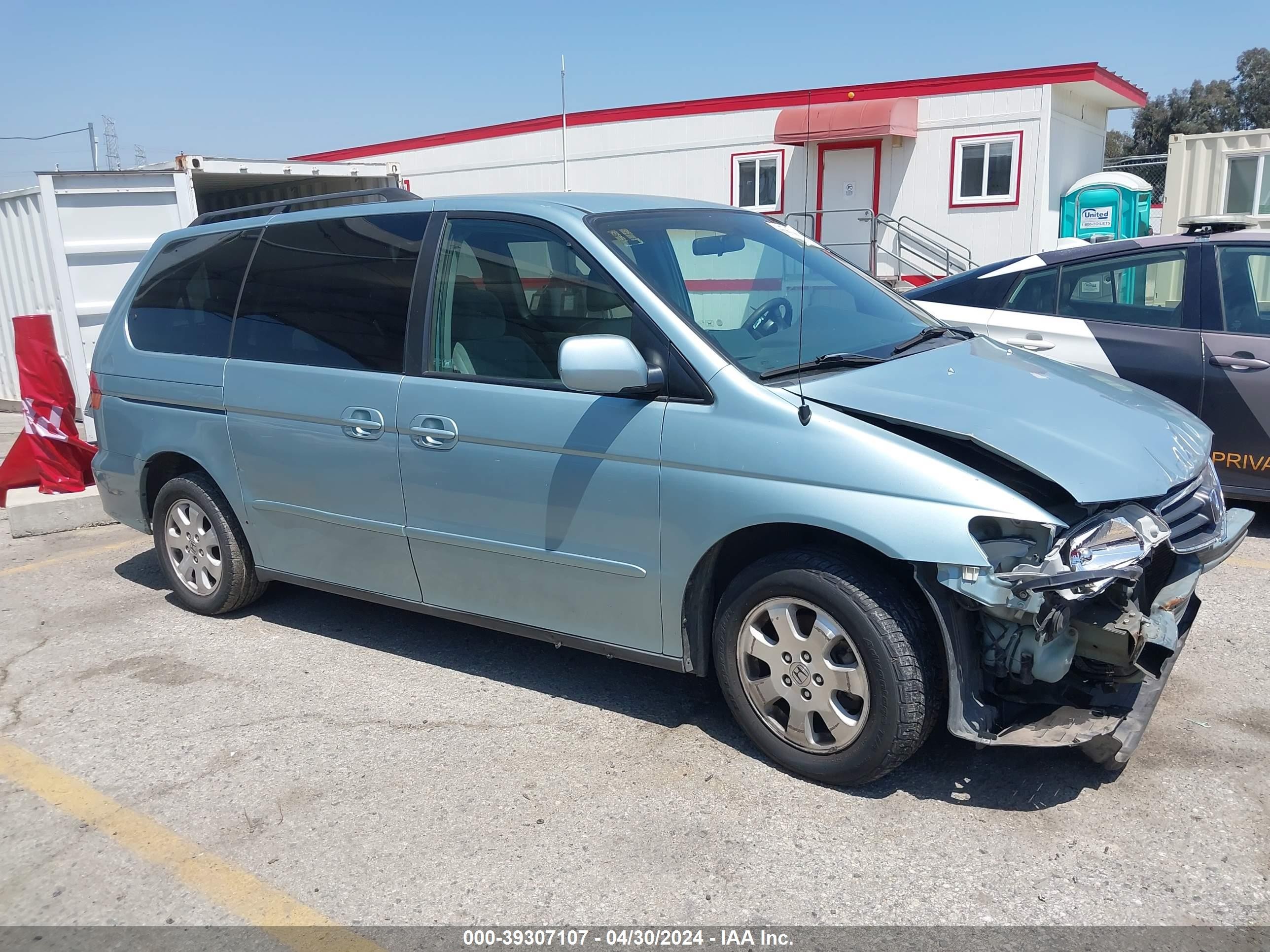 HONDA ODYSSEY 2003 5fnrl18603b067653