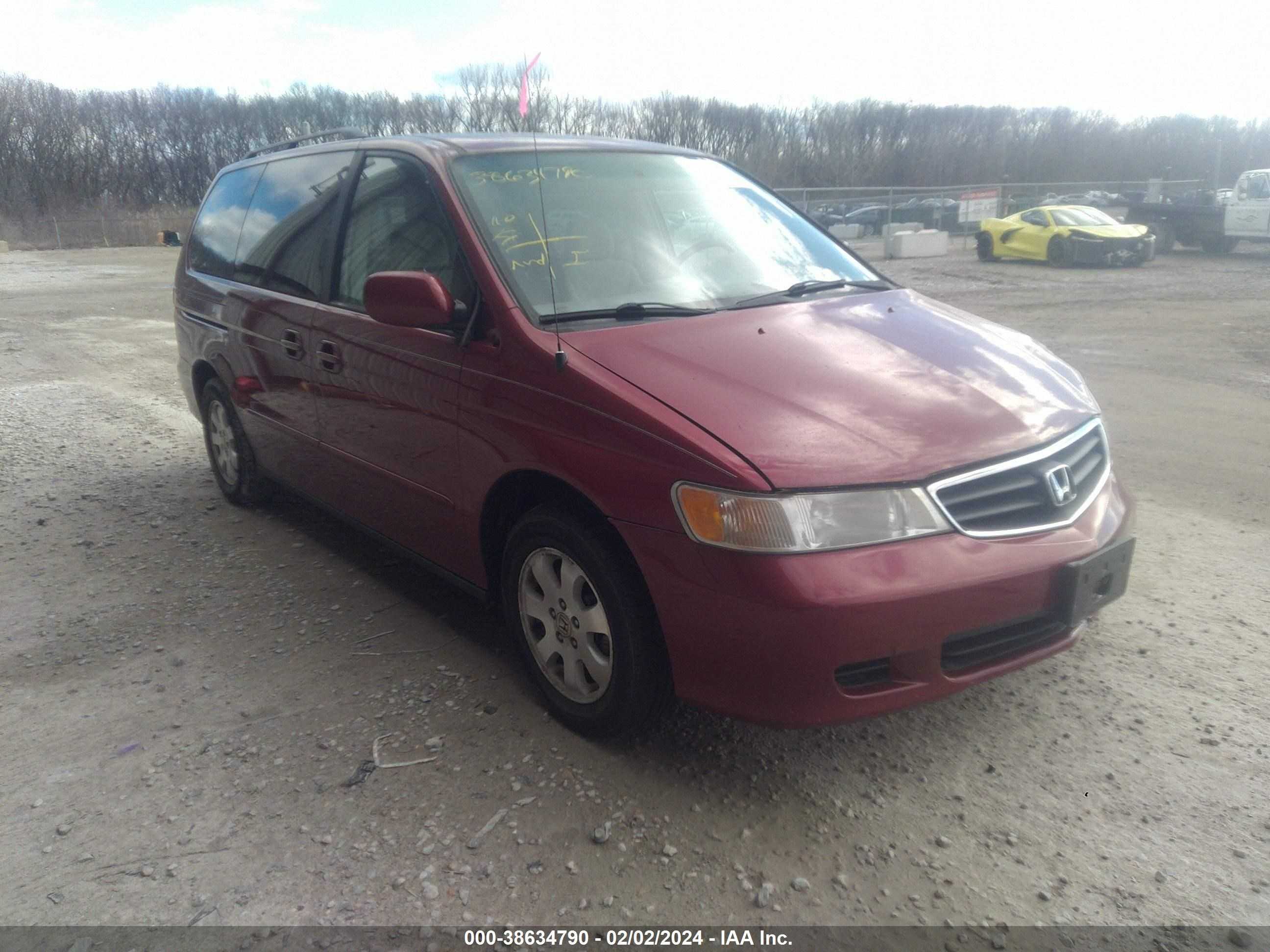 HONDA ODYSSEY 2004 5fnrl18604b050014