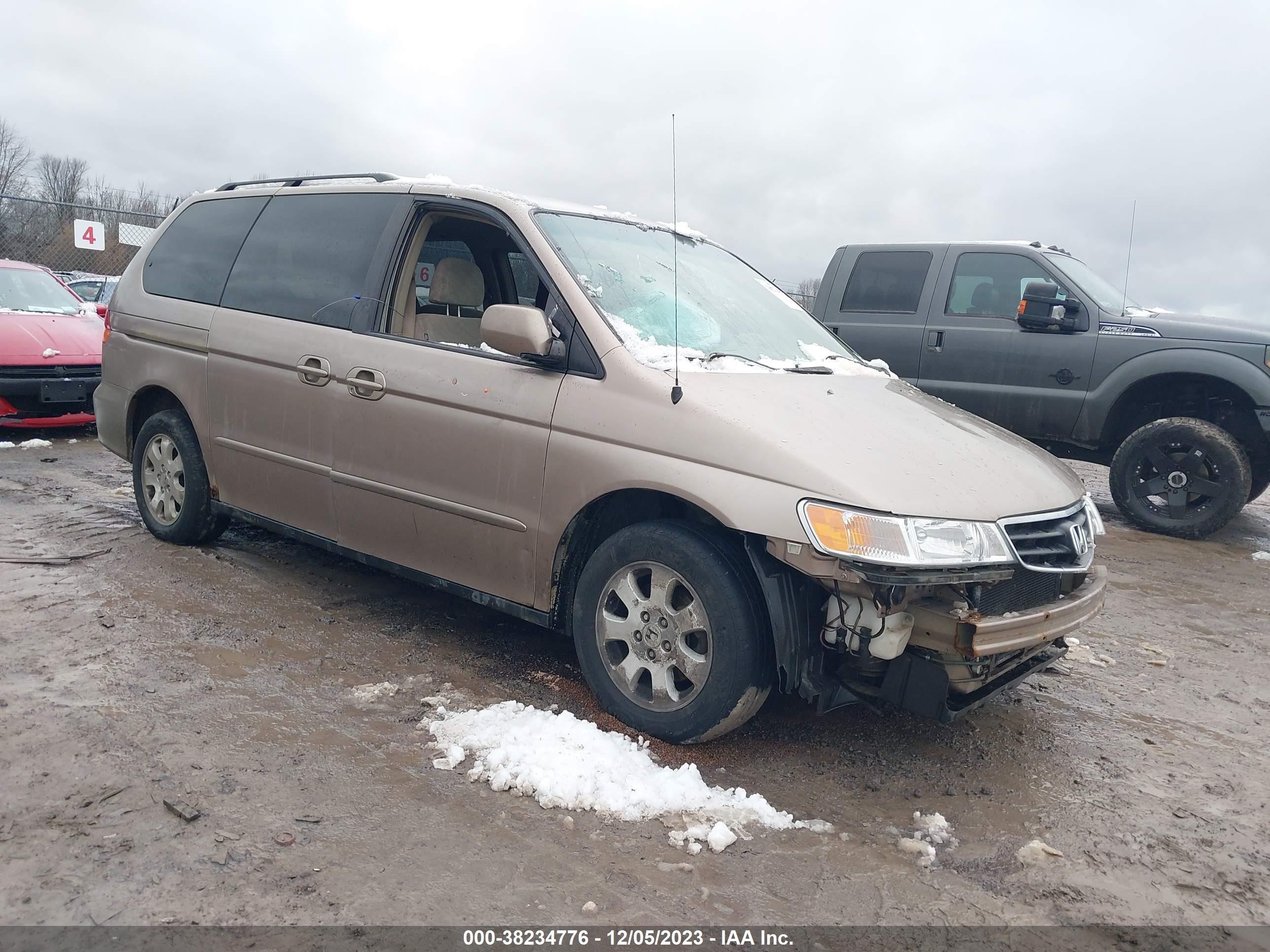 HONDA ODYSSEY 2004 5fnrl18604b076564