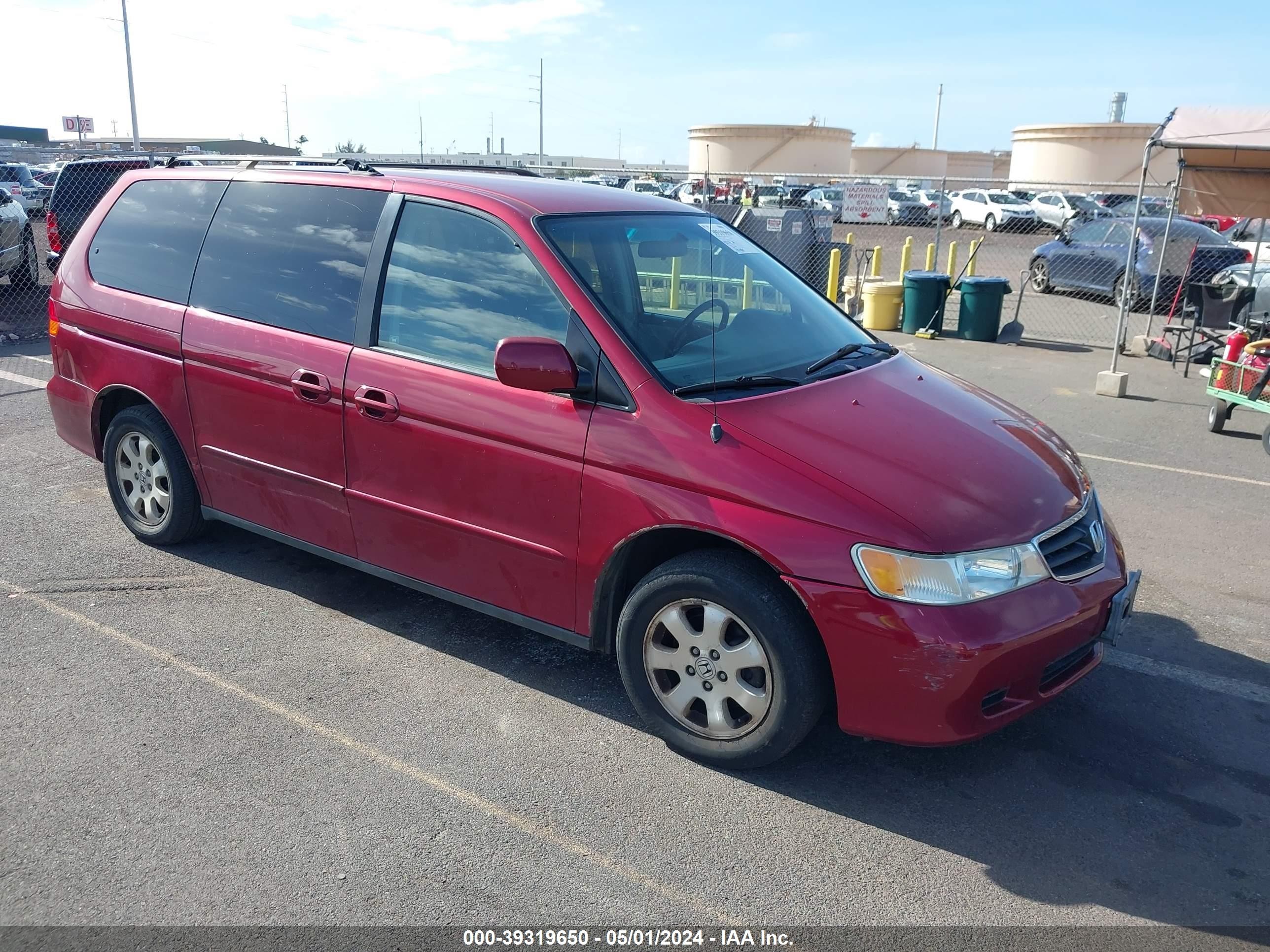 HONDA ODYSSEY 2003 5fnrl18613b000107