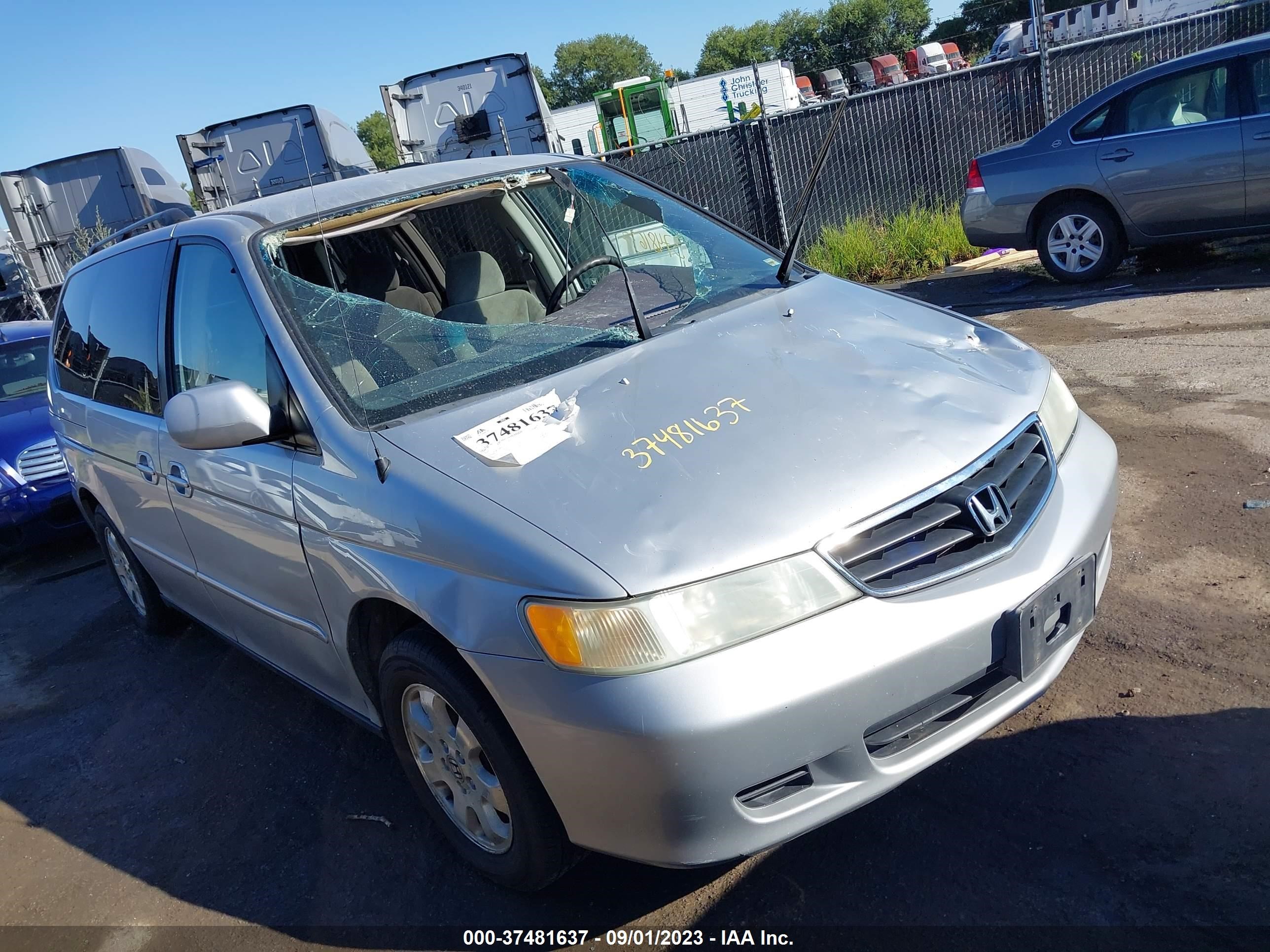 HONDA ODYSSEY 2002 5fnrl18622b048536