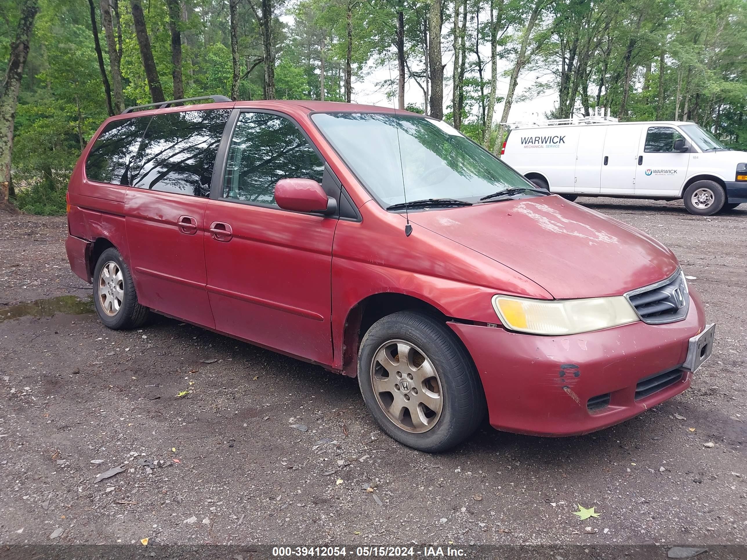 HONDA ODYSSEY 2002 5fnrl18622b057480