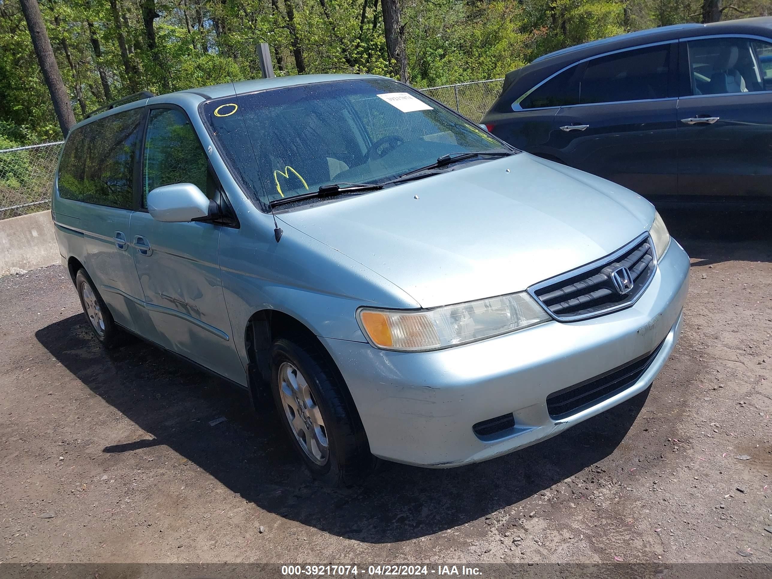 HONDA ODYSSEY 2004 5fnrl18624b102923