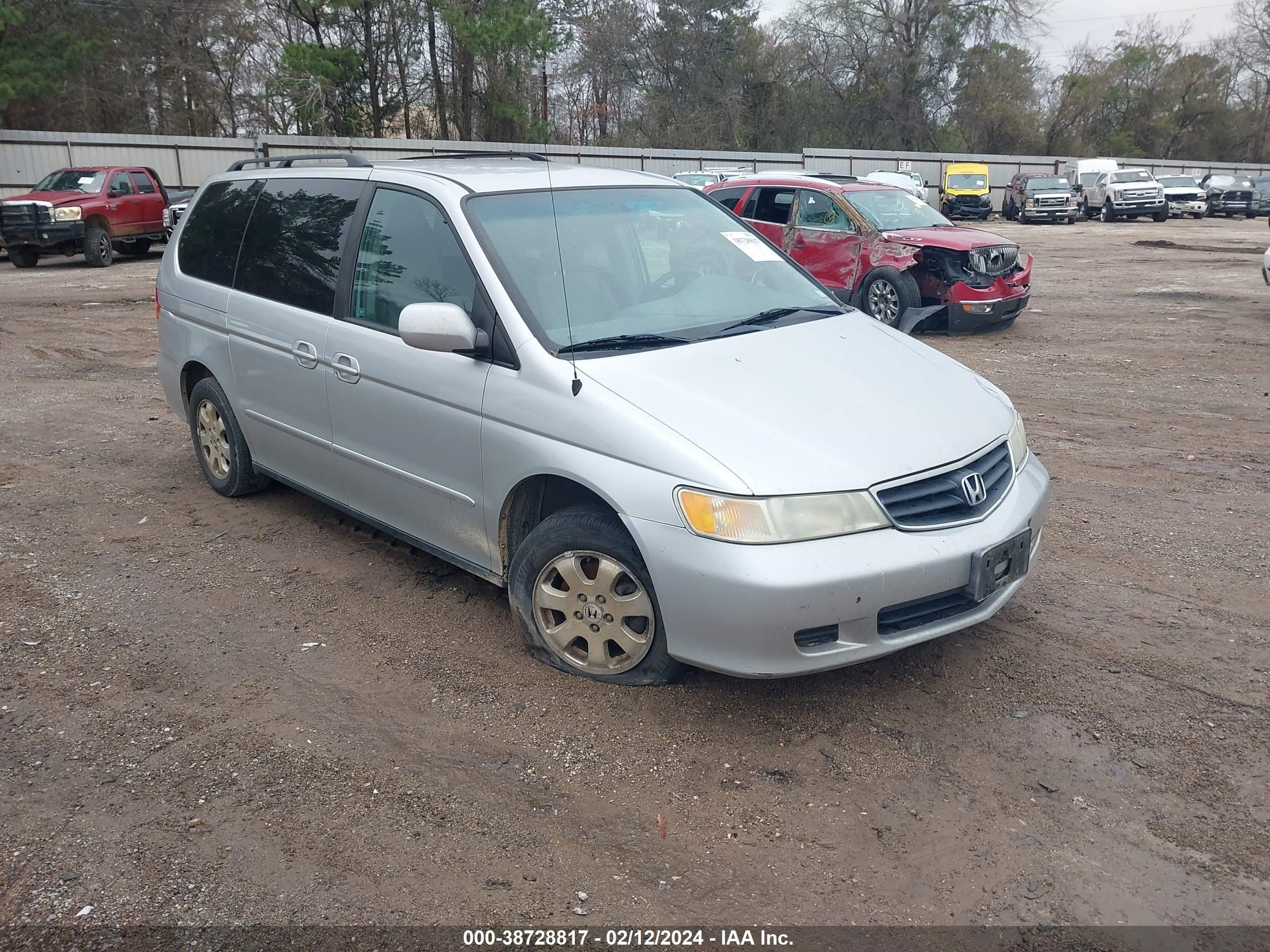 HONDA ODYSSEY 2002 5fnrl18632b049419