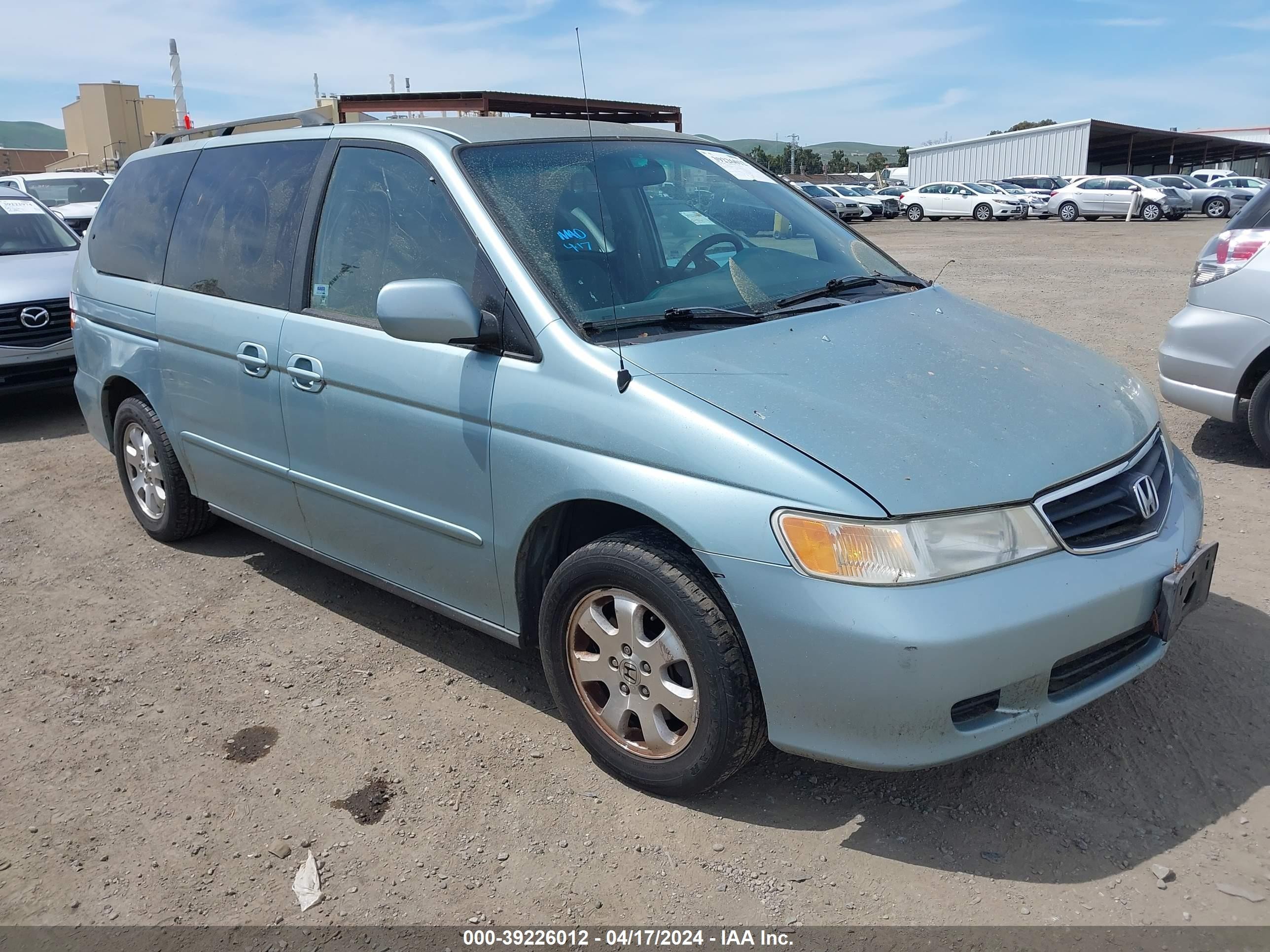 HONDA ODYSSEY 2004 5fnrl18644b024046