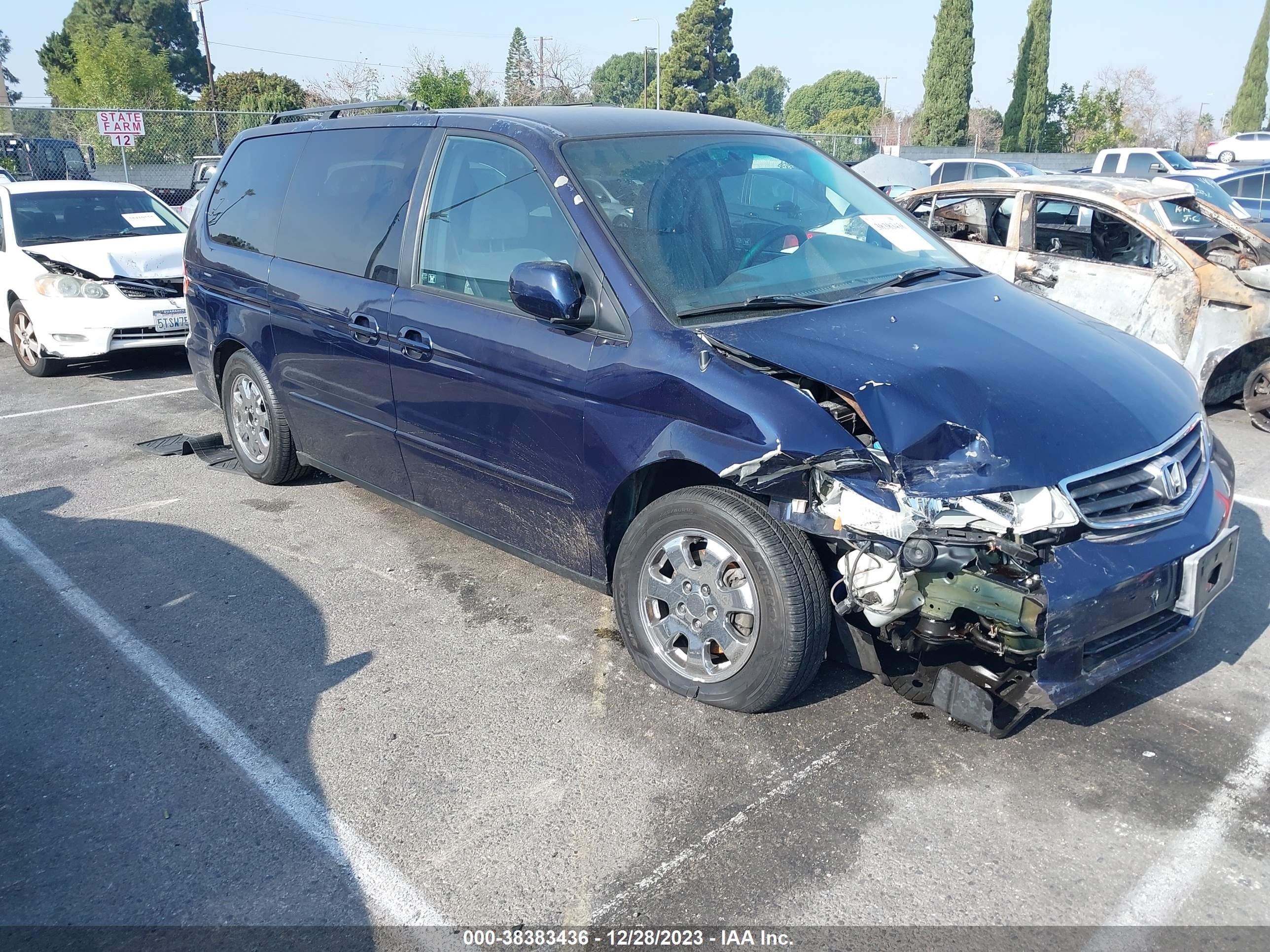 HONDA ODYSSEY 2004 5fnrl18644b086224