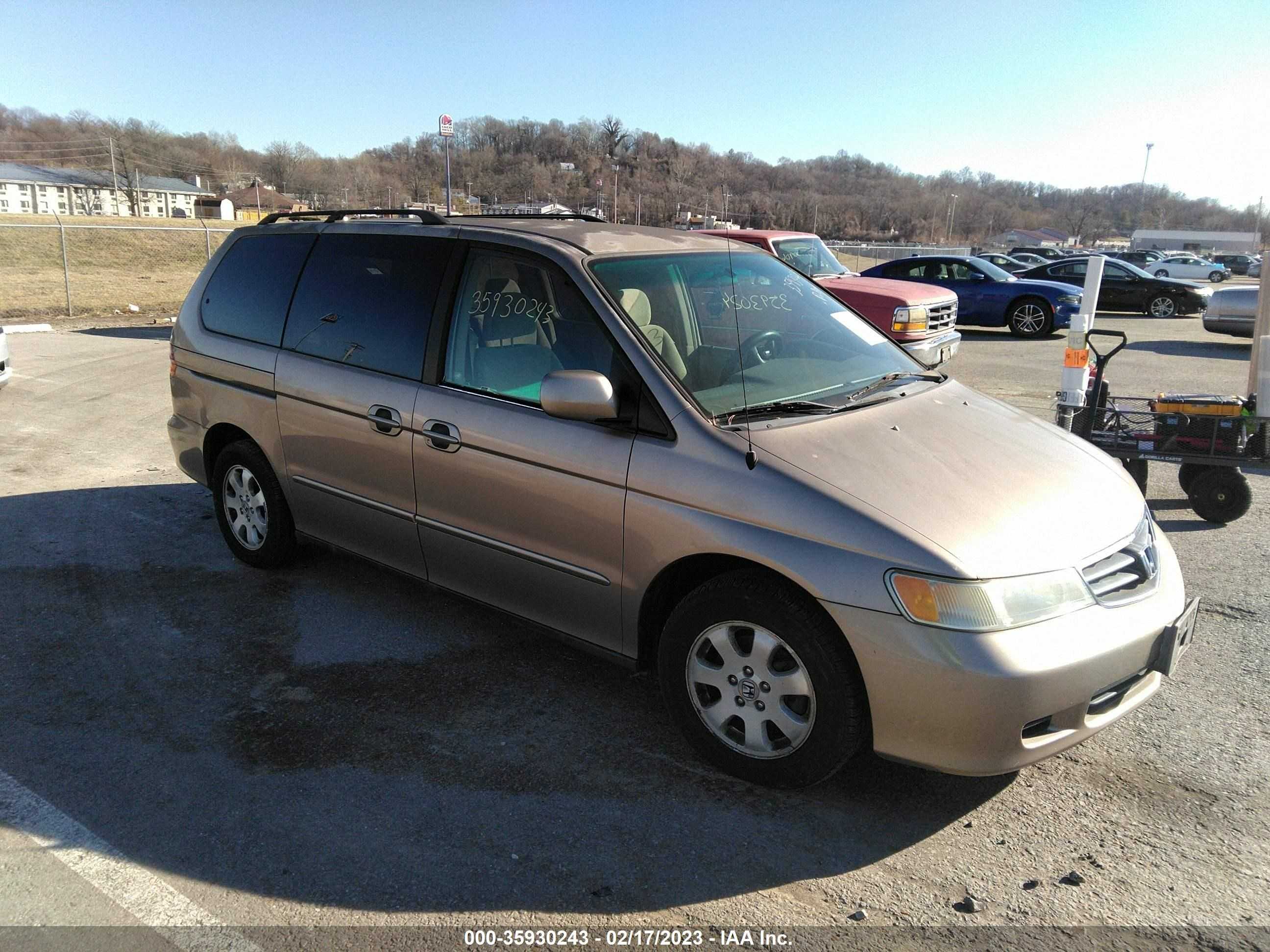 HONDA ODYSSEY 2003 5fnrl18673b009636