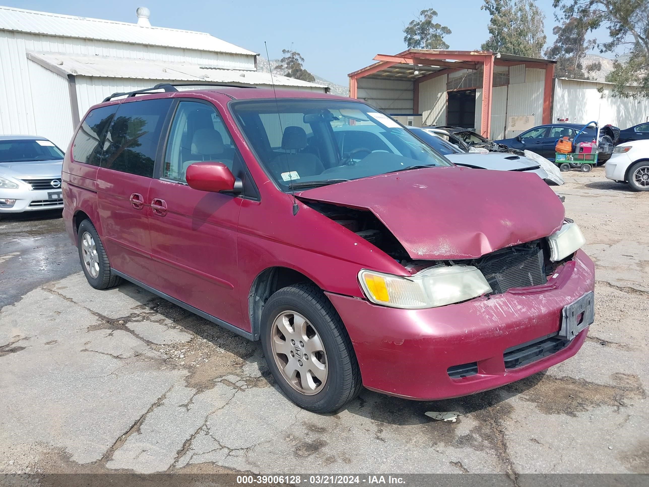 HONDA ODYSSEY 2003 5fnrl18683b113455