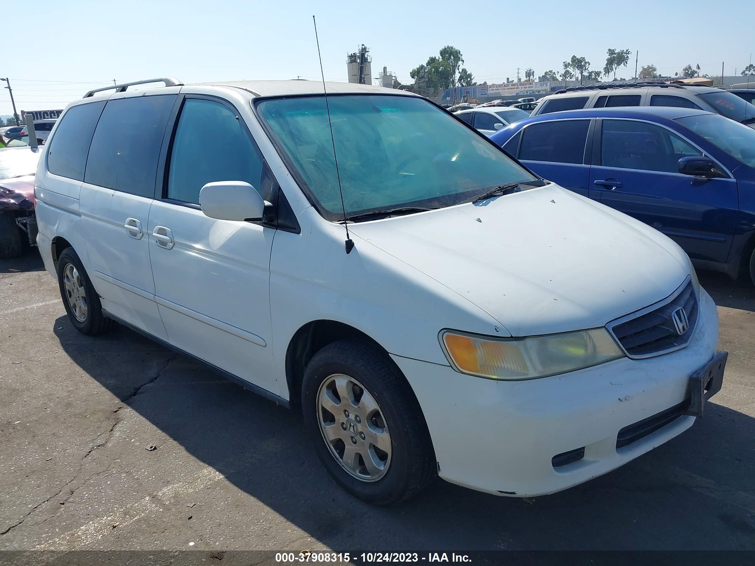 HONDA ODYSSEY 2002 5fnrl186x2b015185