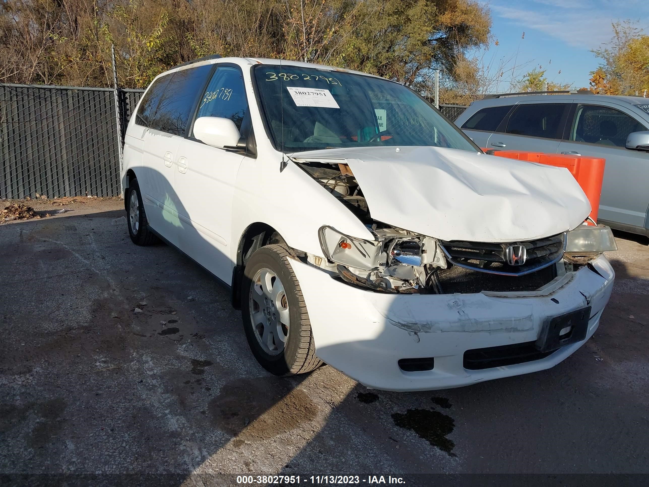 HONDA ODYSSEY 2004 5fnrl186x4b007350