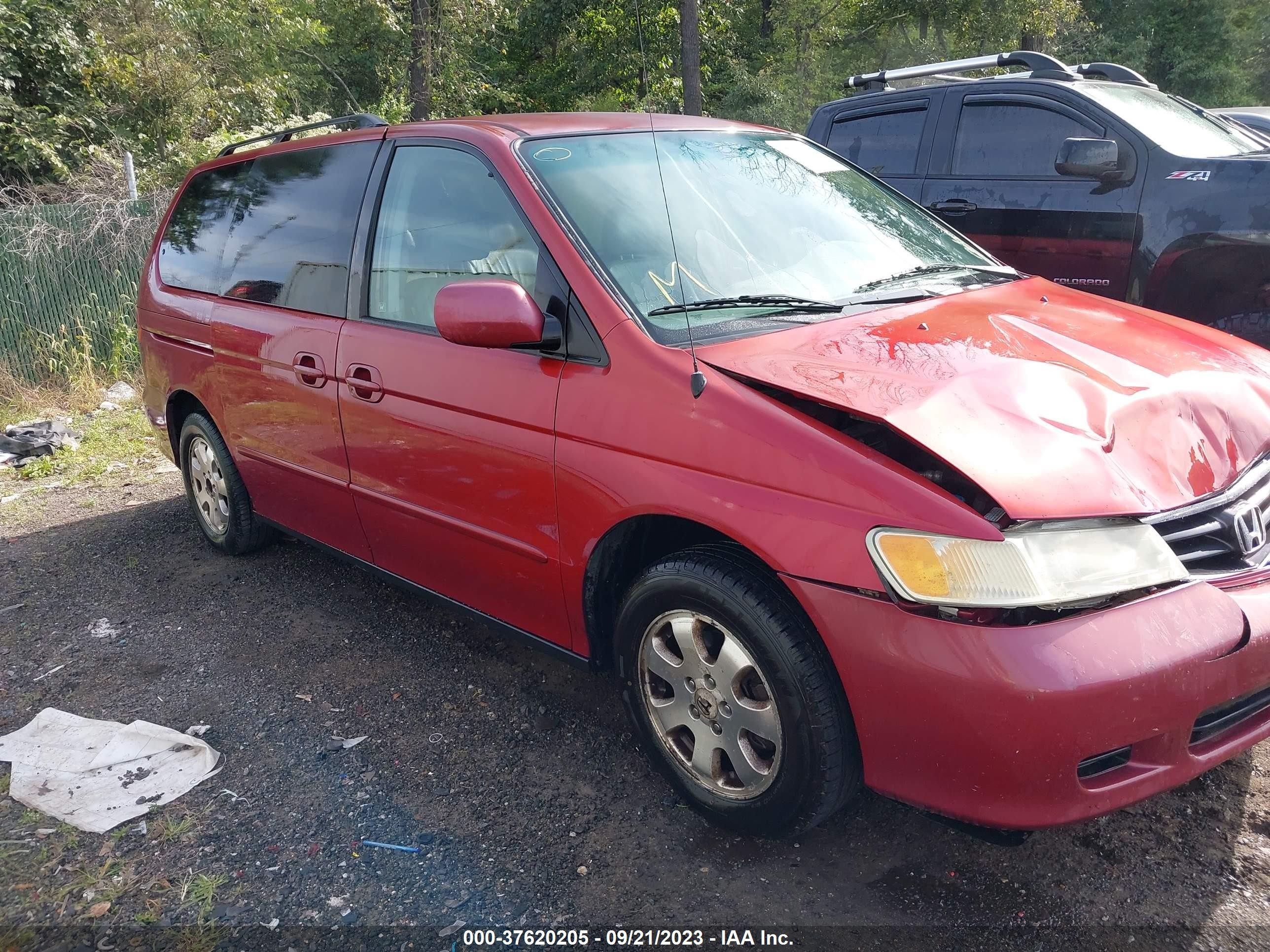 HONDA ODYSSEY 2002 5fnrl18722b054121