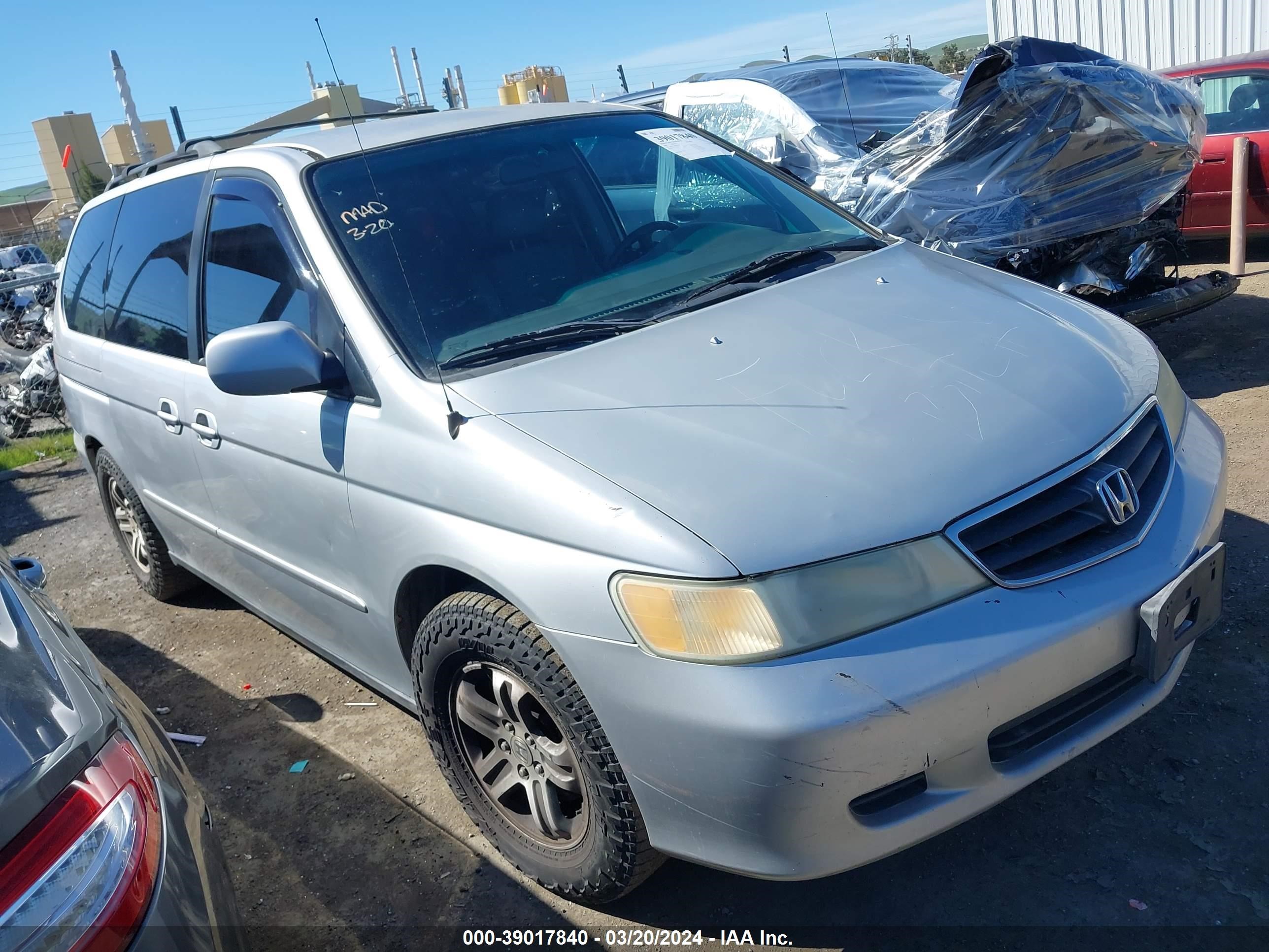 HONDA ODYSSEY 2004 5fnrl18794b100367