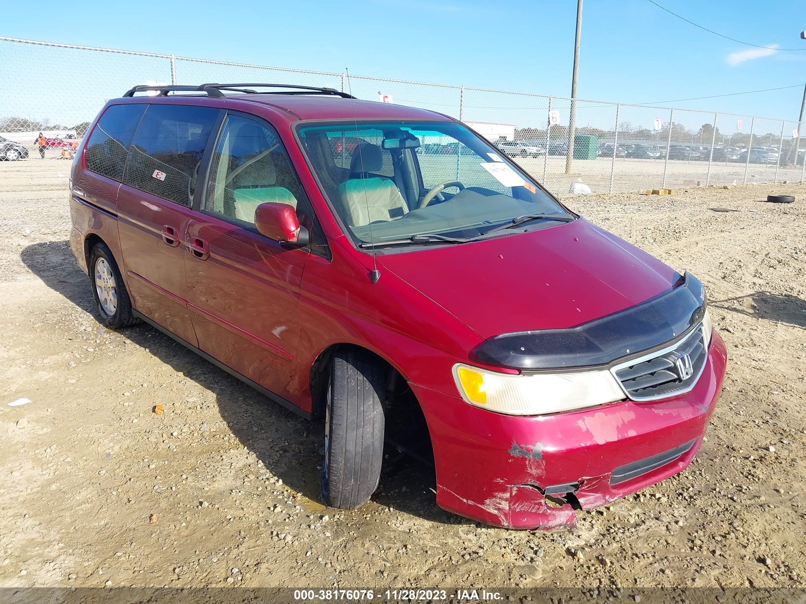 HONDA ODYSSEY 2004 5fnrl18854b100553