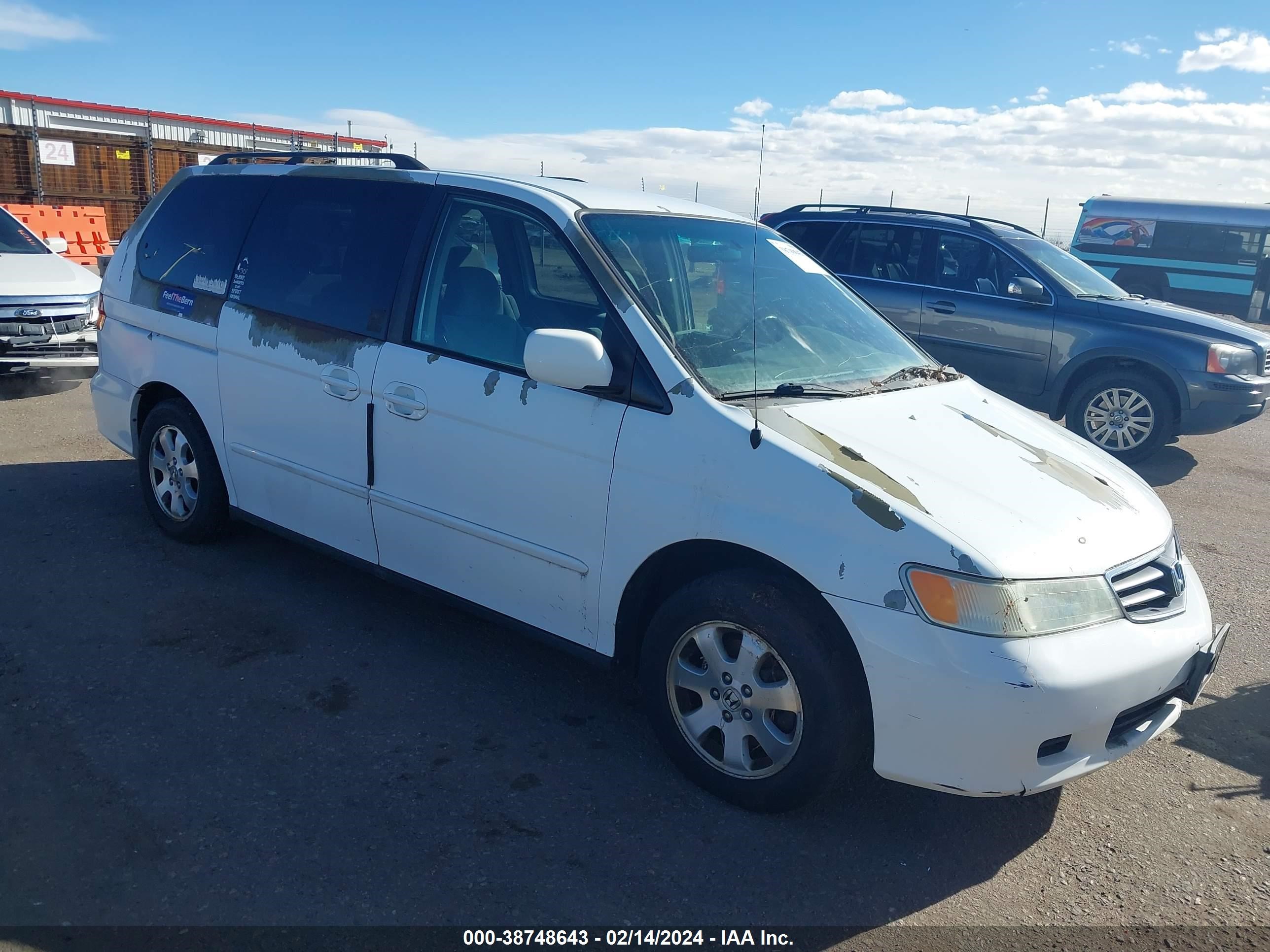 HONDA ODYSSEY 2004 5fnrl18854b134458