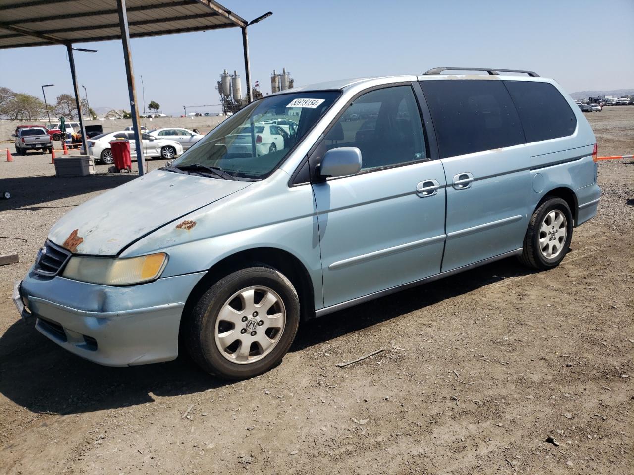 HONDA ODYSSEY 2004 5fnrl18934b050616