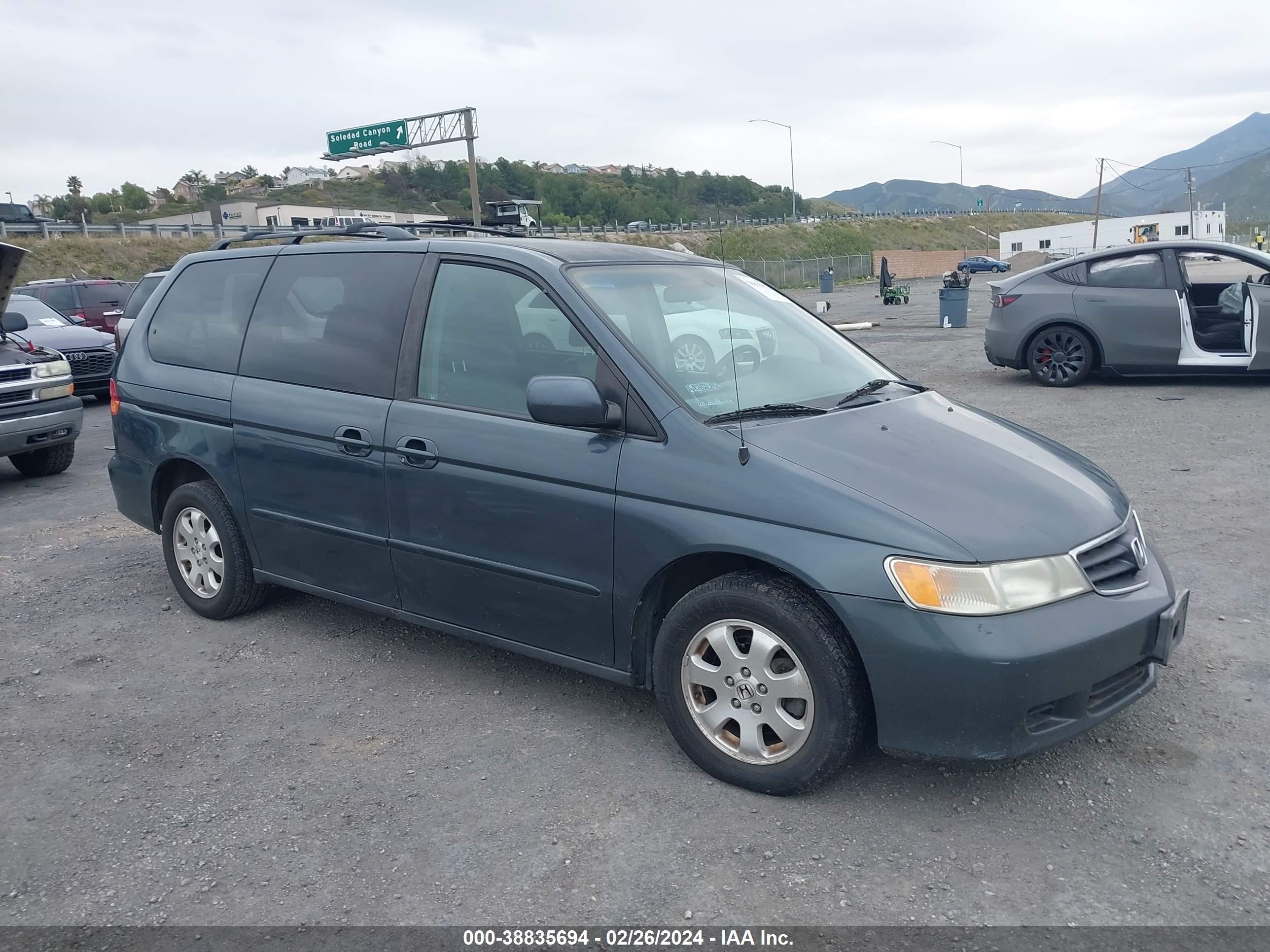 HONDA ODYSSEY 2003 5fnrl18963b117126