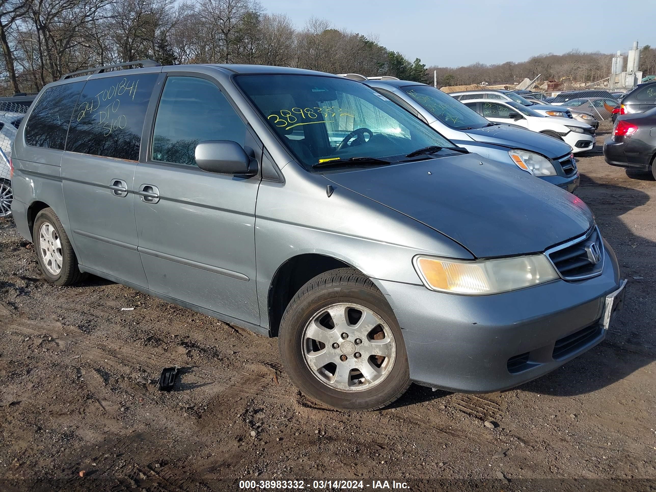 HONDA ODYSSEY 2002 5fnrl18972b041091