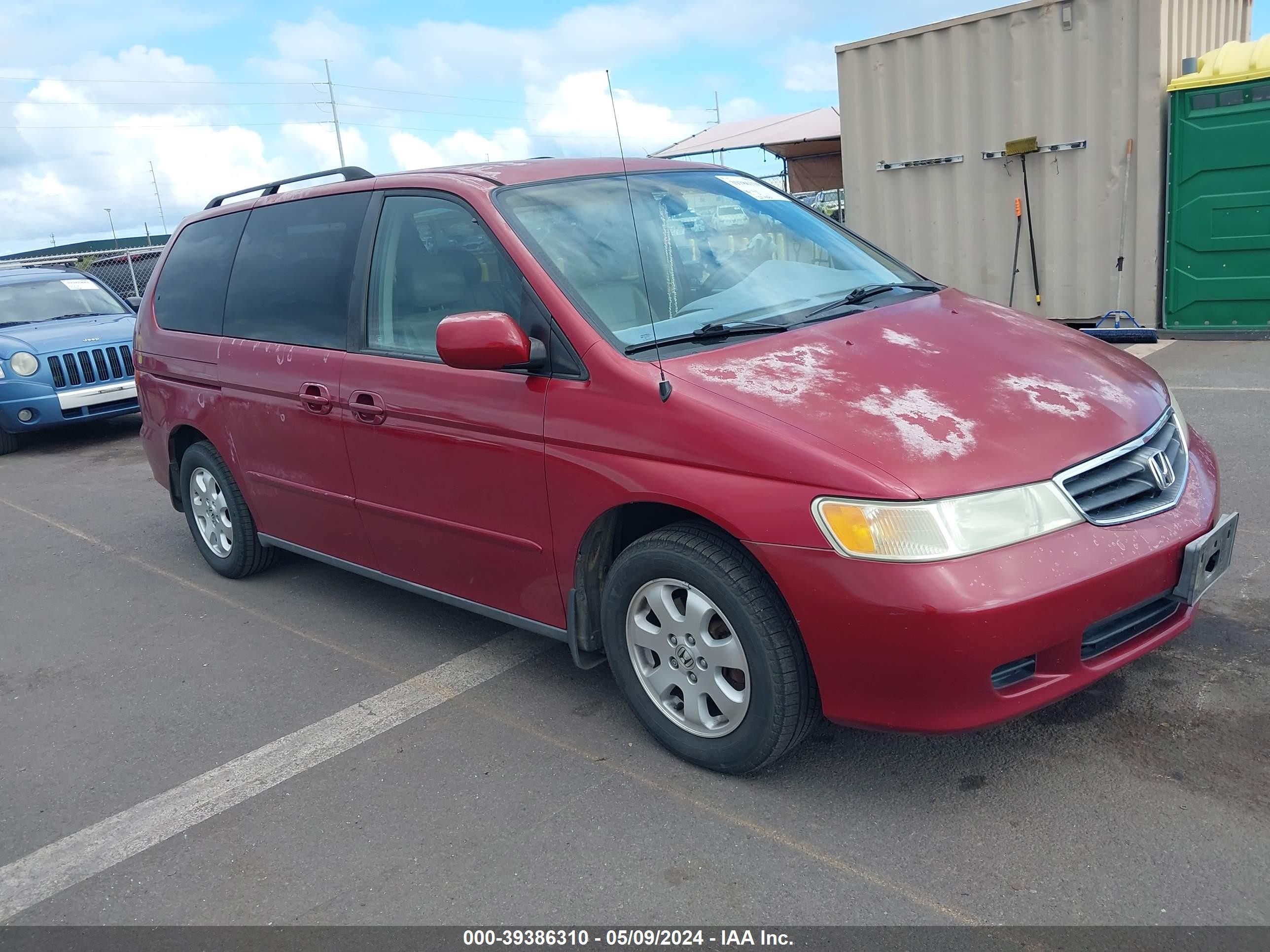 HONDA ODYSSEY 2003 5fnrl18983b093198