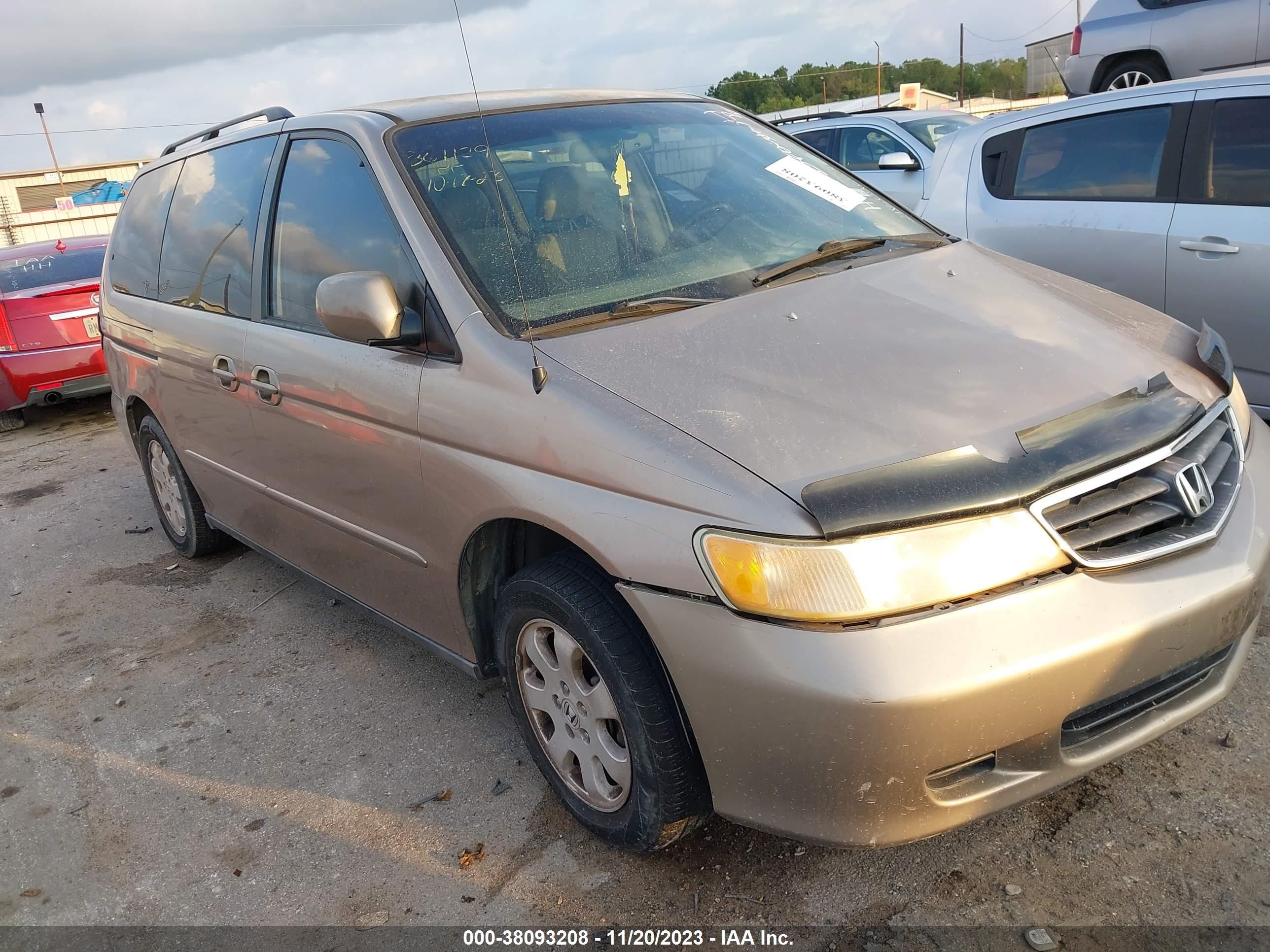 HONDA ODYSSEY 2004 5fnrl18994b096533