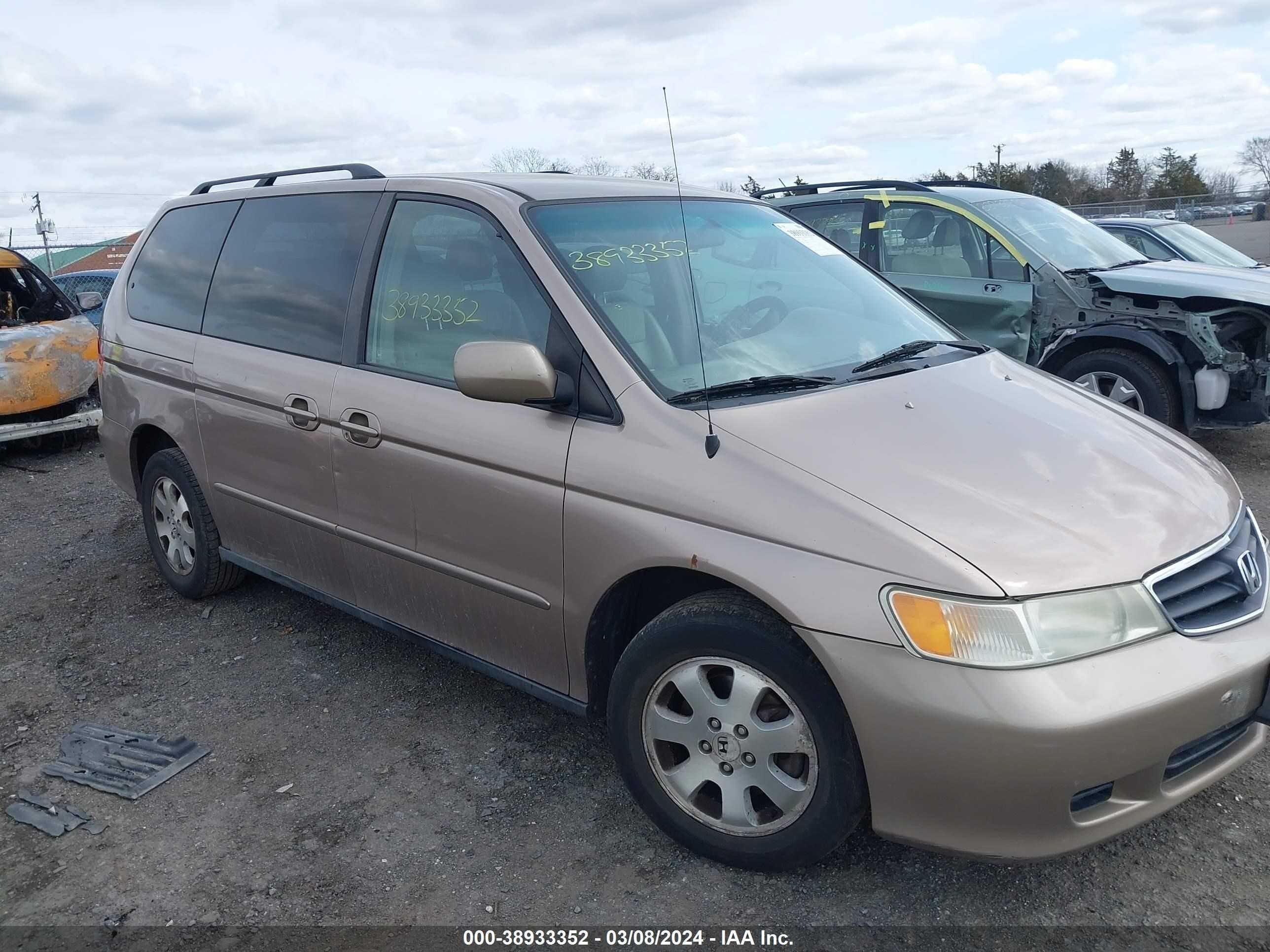 HONDA ODYSSEY 2004 5fnrl18994b107031