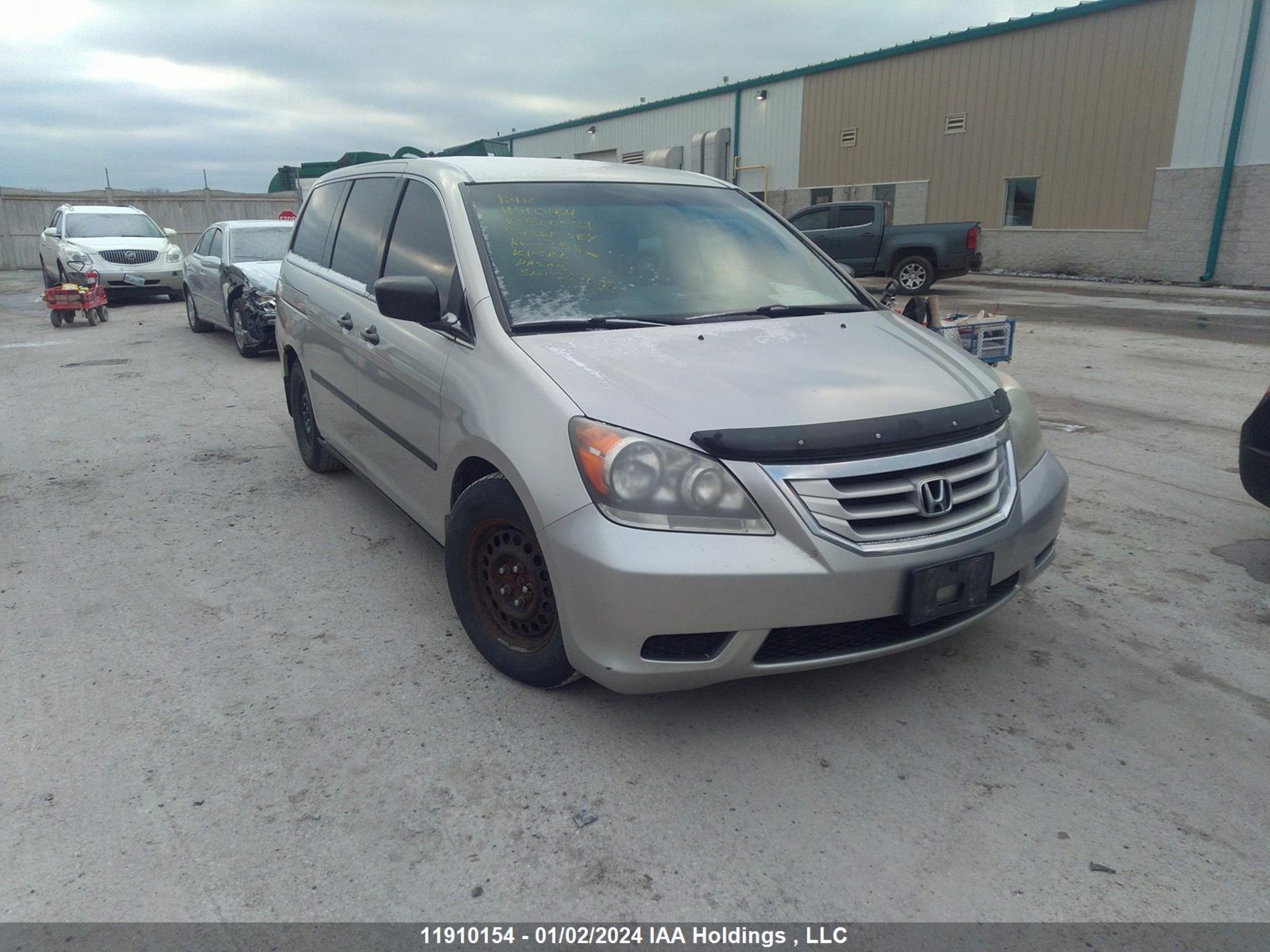 HONDA ODYSSEY 2009 5fnrl38119b500521