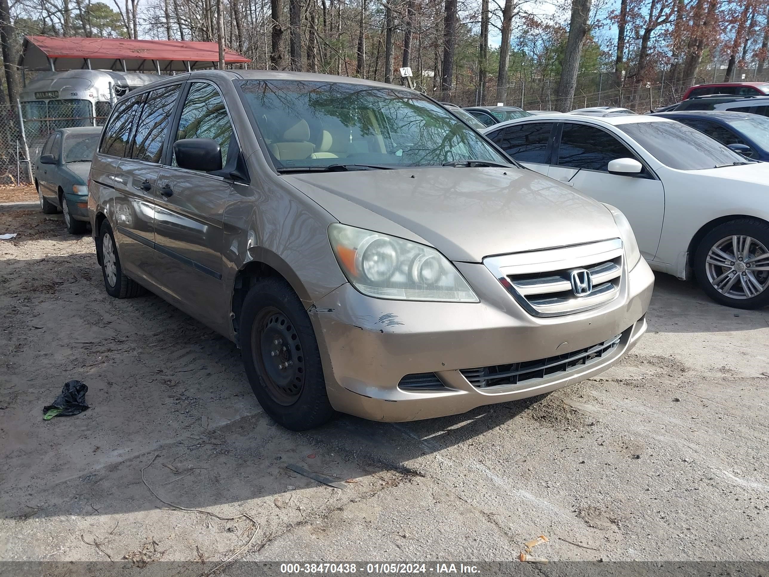 HONDA ODYSSEY 2005 5fnrl38205b053053