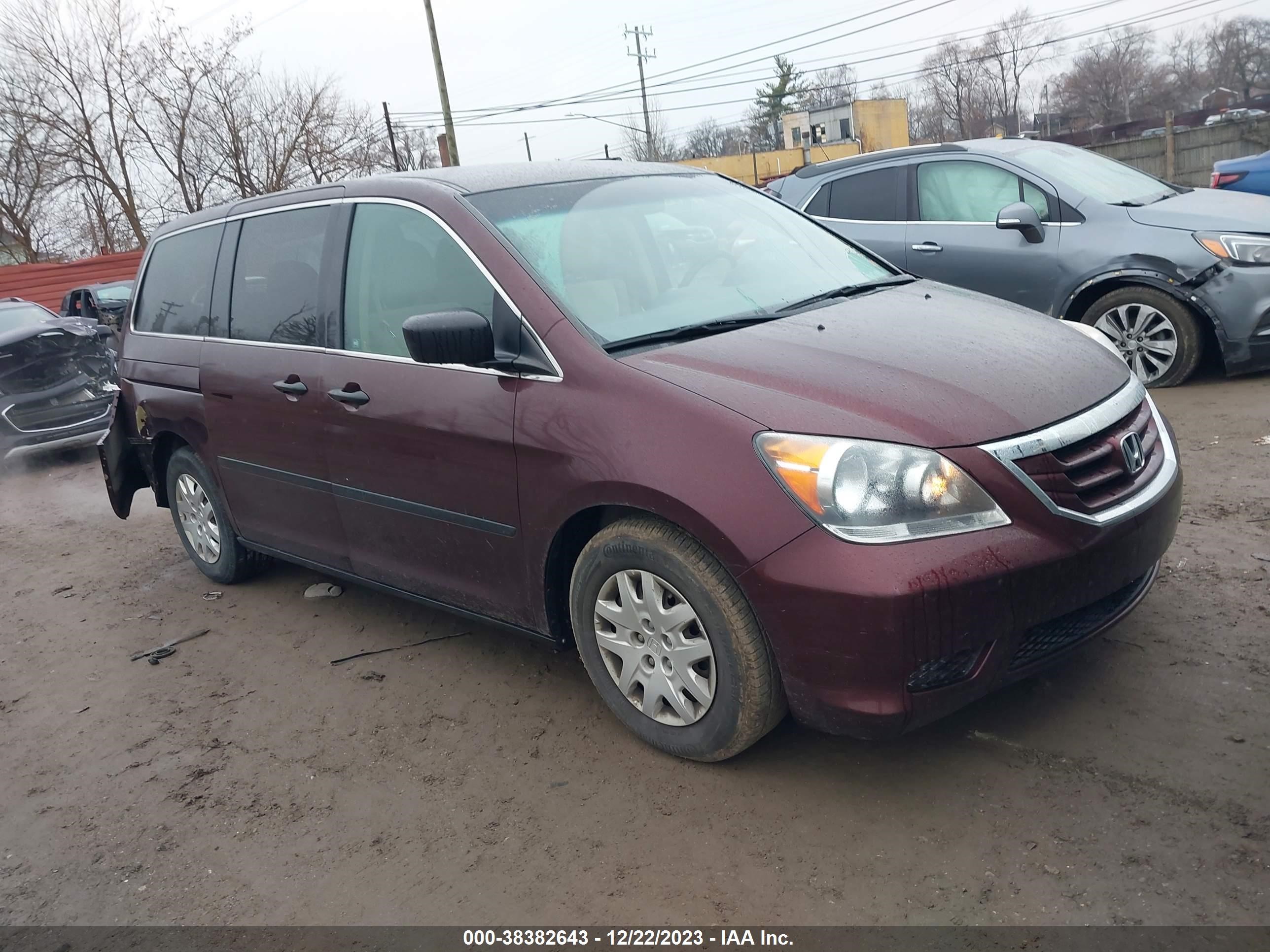 HONDA ODYSSEY 2009 5fnrl38209b029535